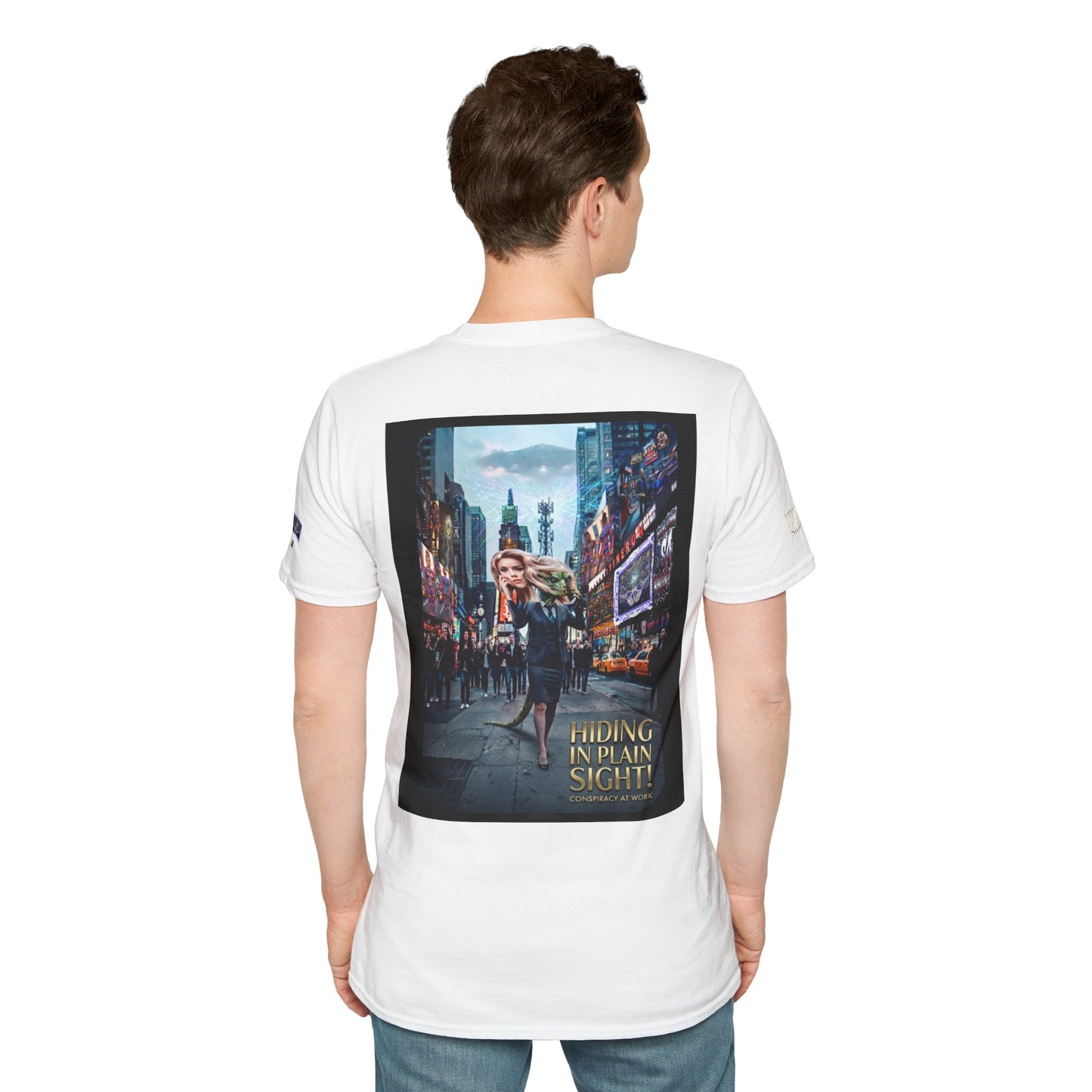 HIDING IN PLAIN SIGHT -Supreme Authority - Unisex Soft style T-Shirt
