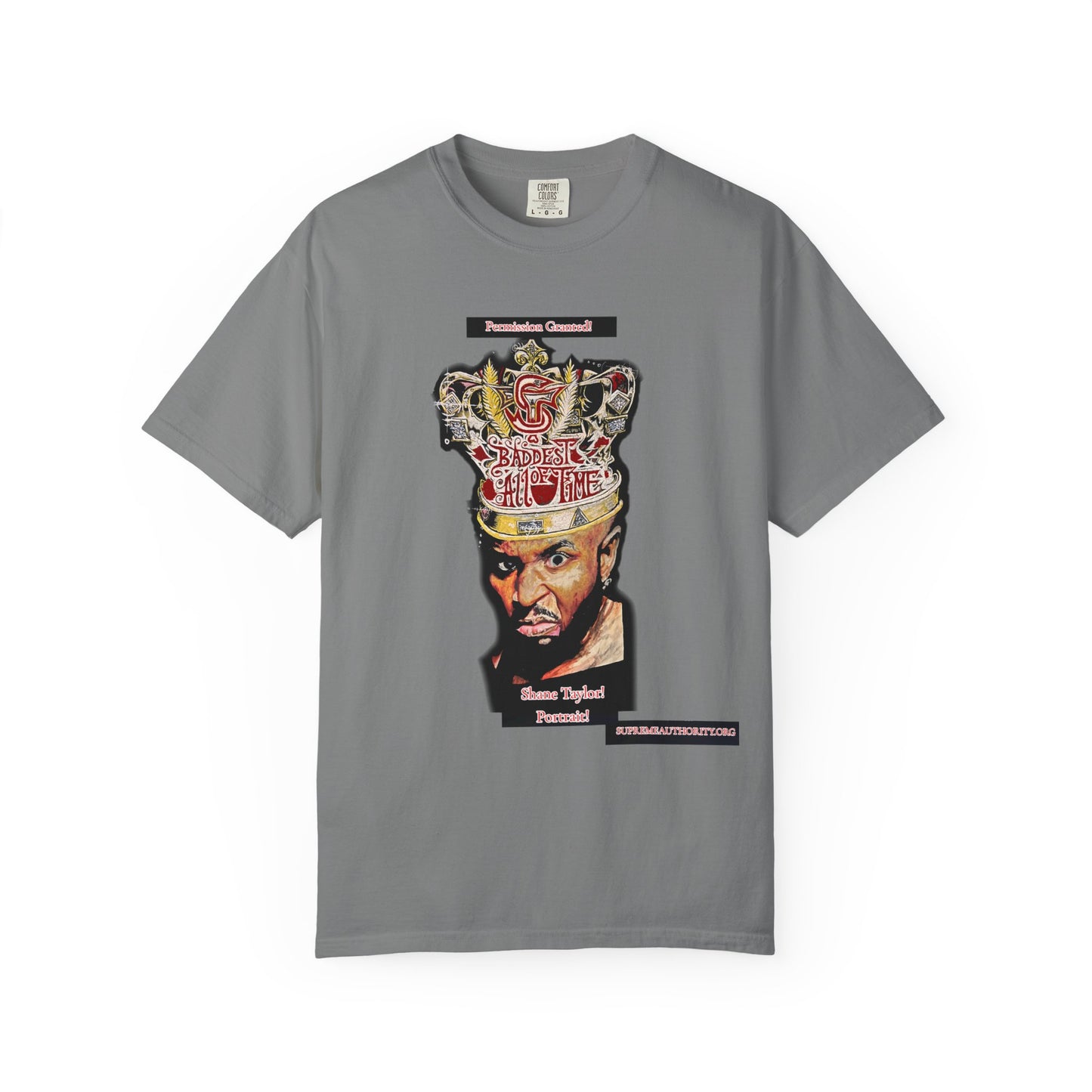 Permission Granted! Shane Taylor Portrait -Unisex Garment-Dyed T-shirt