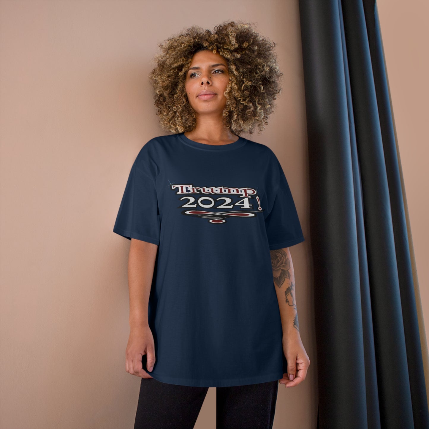 Trump 2024! -  Supreme Authority -Champion T-Shirt