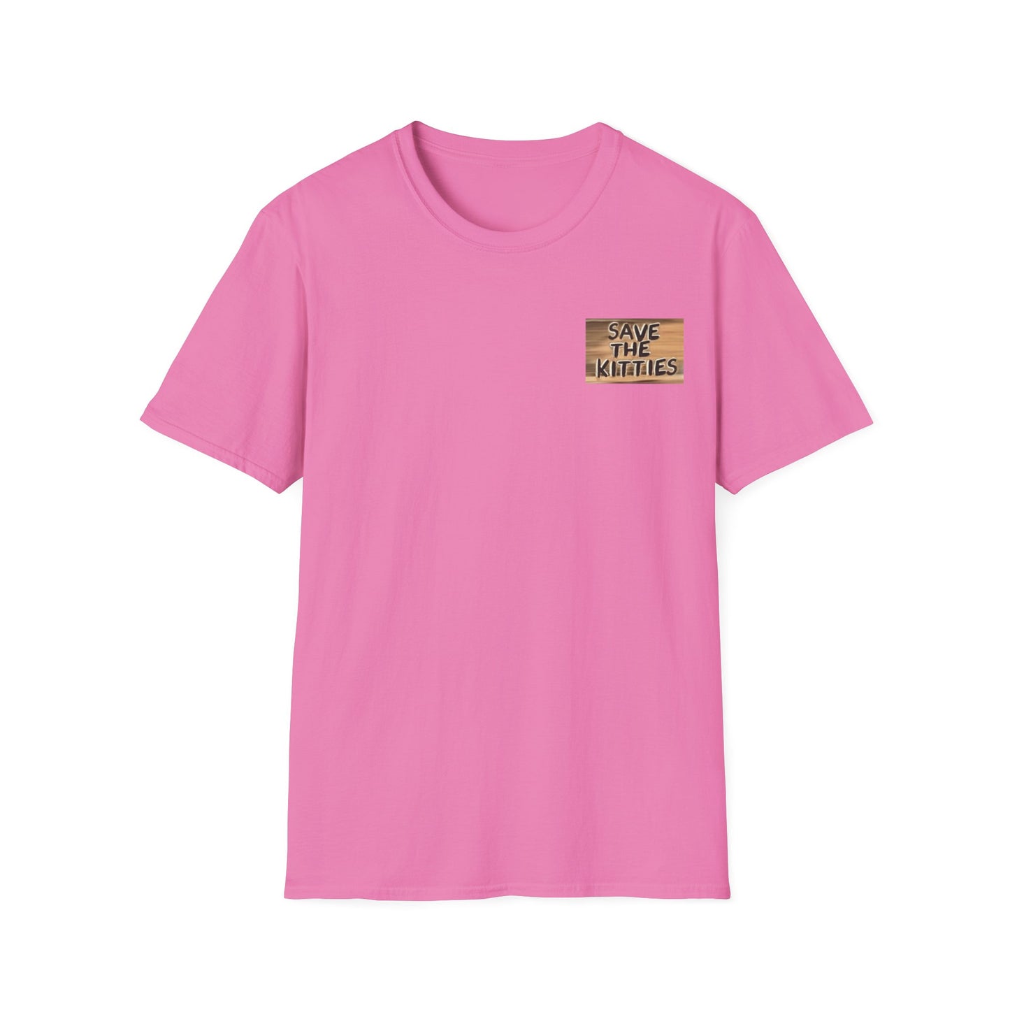 SAVE THE KITTIES - Cat Rescue Fund Raiser - Unisex Soft style T-Shirt