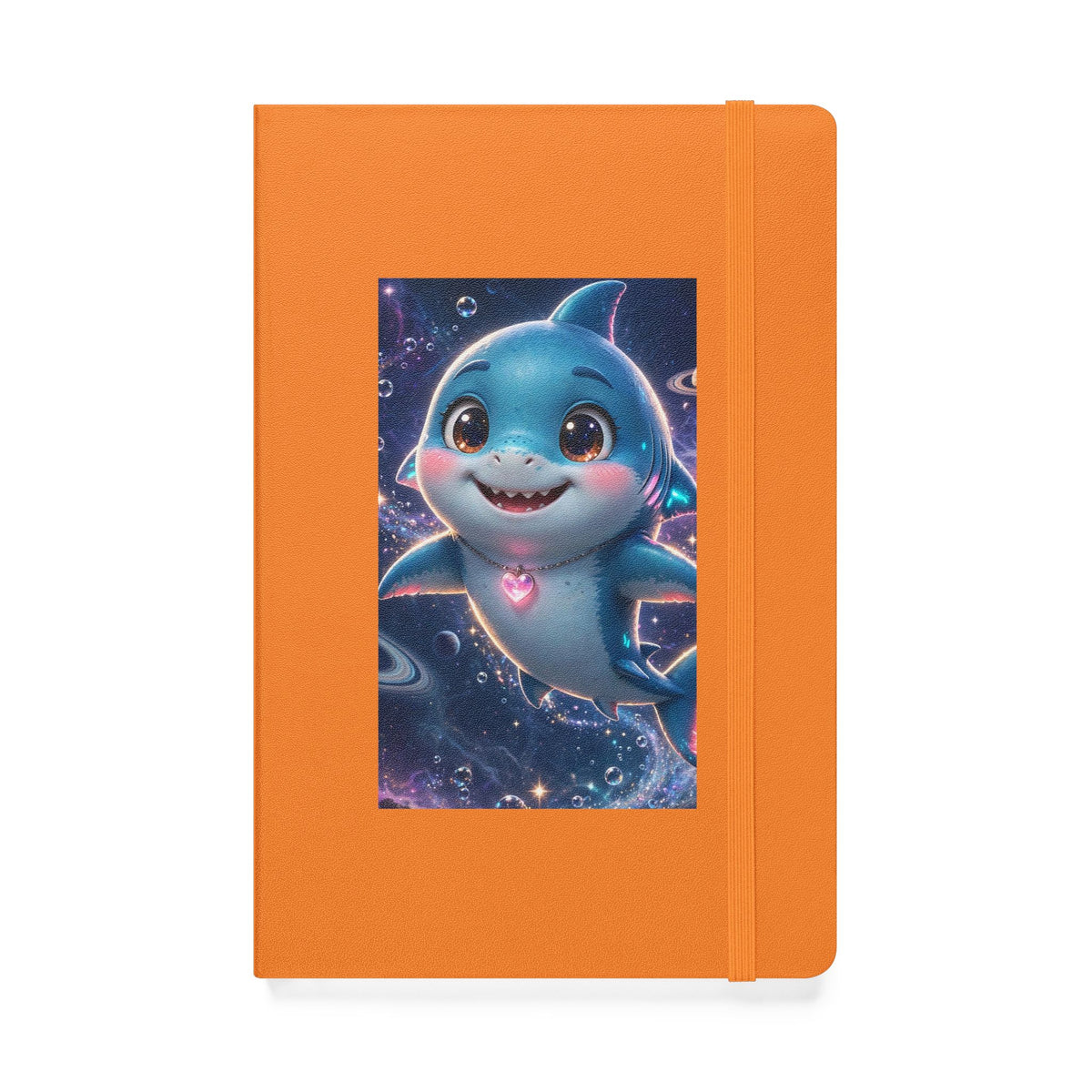 Finn — Shark Buddy — Kids Hardcover Notebook