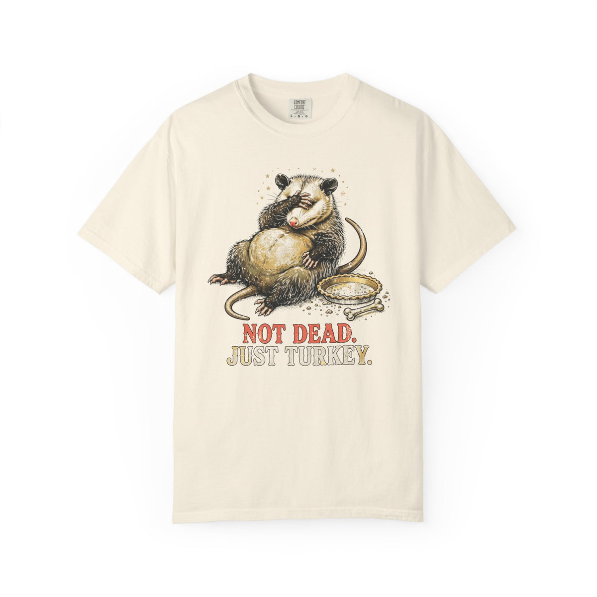 Thanksgiving Possum T-Shirt - Not Dead. Just Turkey. - Funny Possum Tee