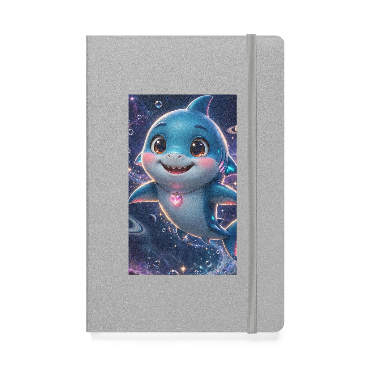Finn — Shark Buddy — Kids Hardcover Notebook