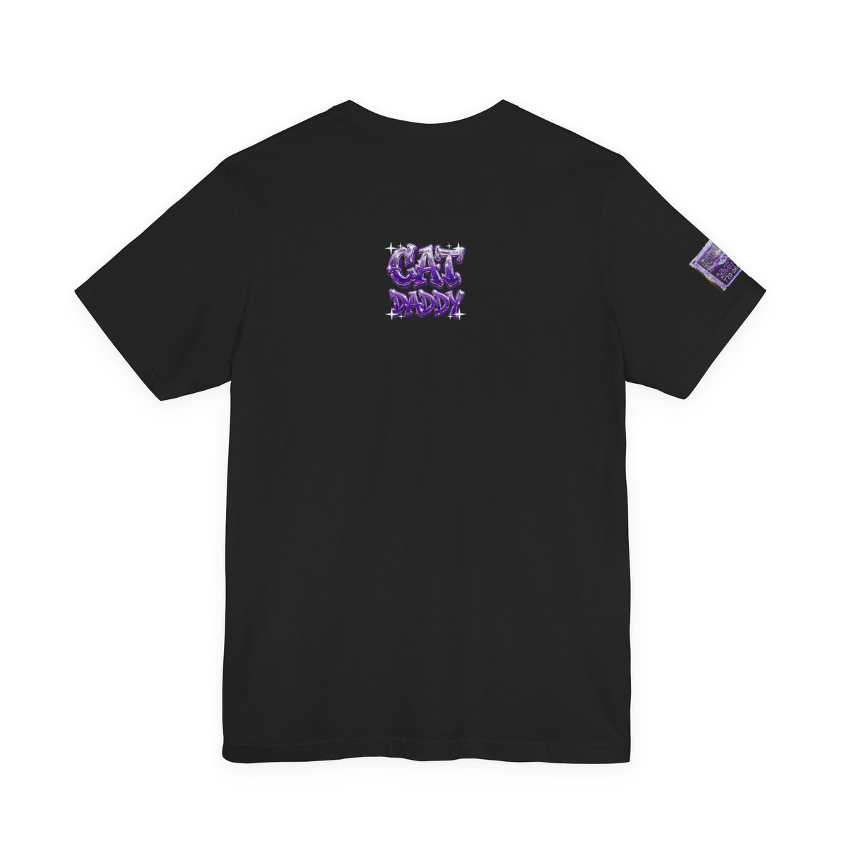 Cat Daddy Graffiti T-Shirt - Purple Chrome, Back + Sleeve Edition