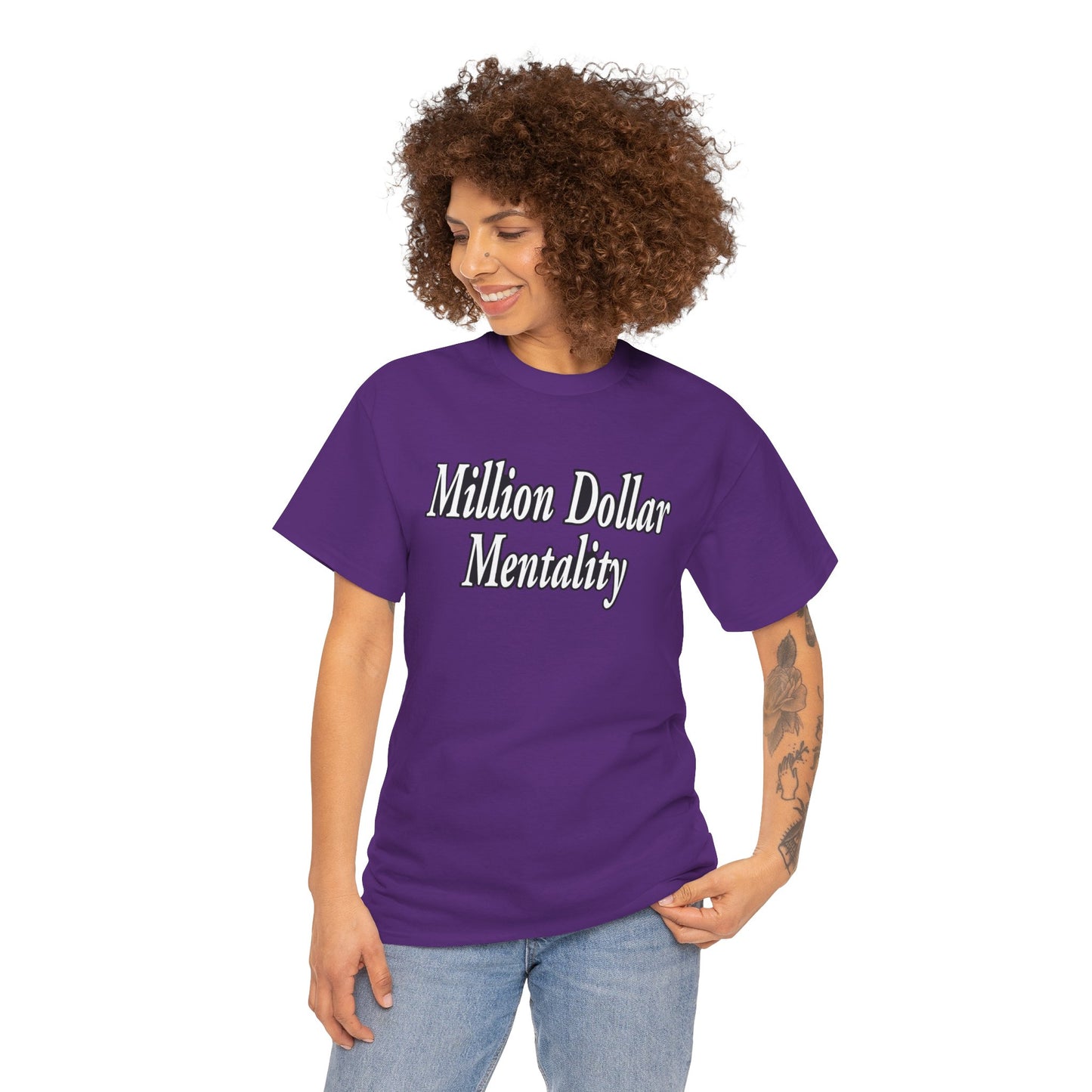 Million Dollar Mentality 1 Unisex Heavy Cotton Tee