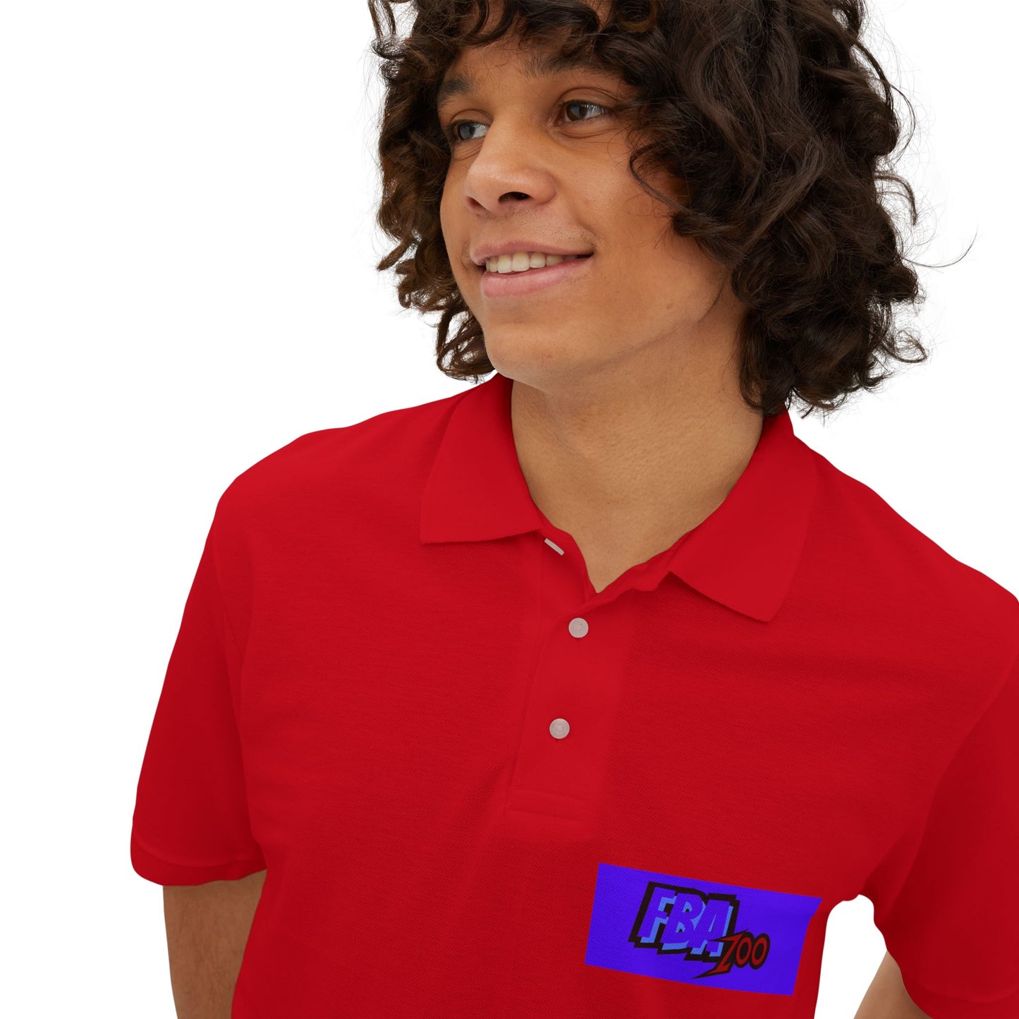 FBA Solidarity From Substitution  Chest Patch Men's Polo Shirt