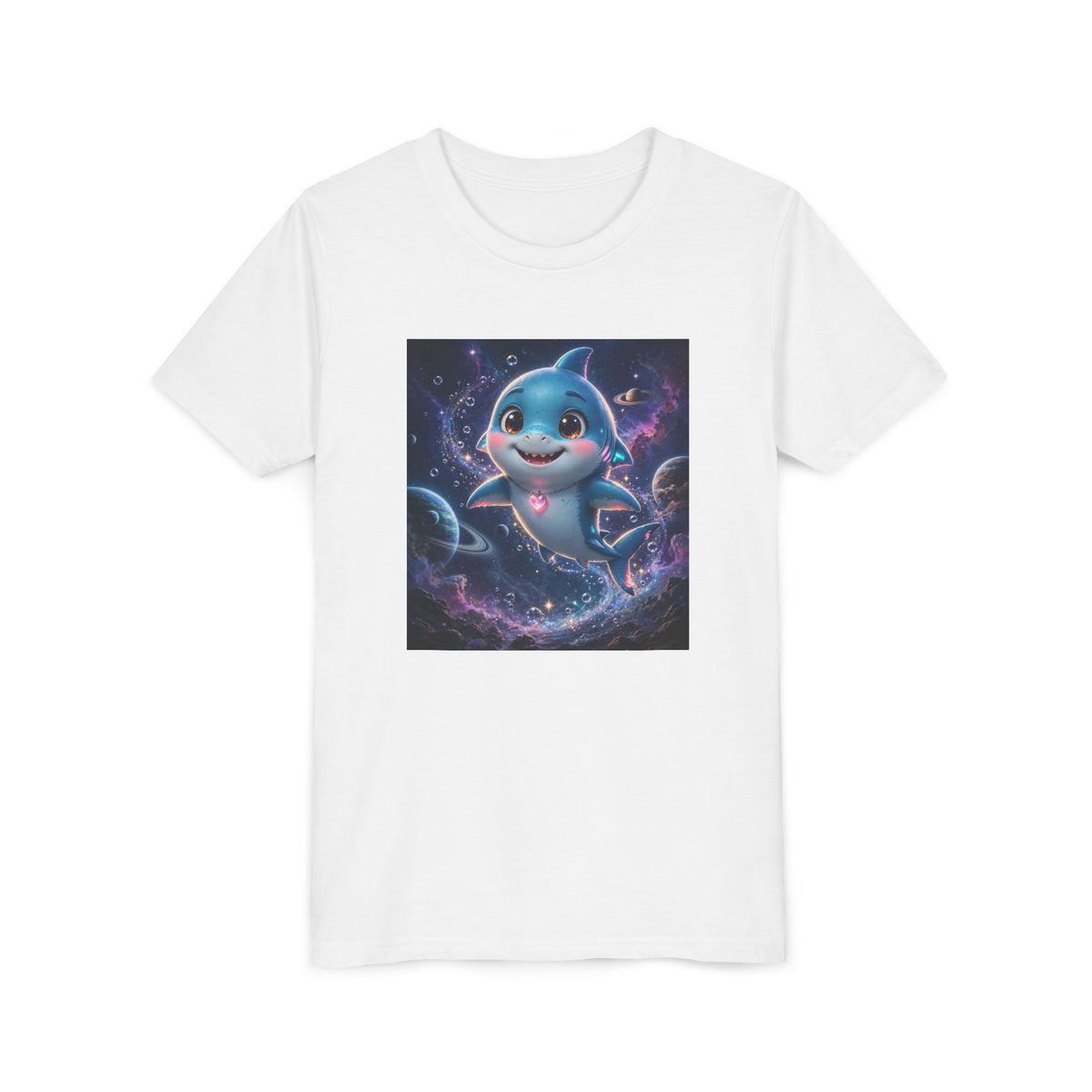 Finn — Shark Buddy — Kids Tee