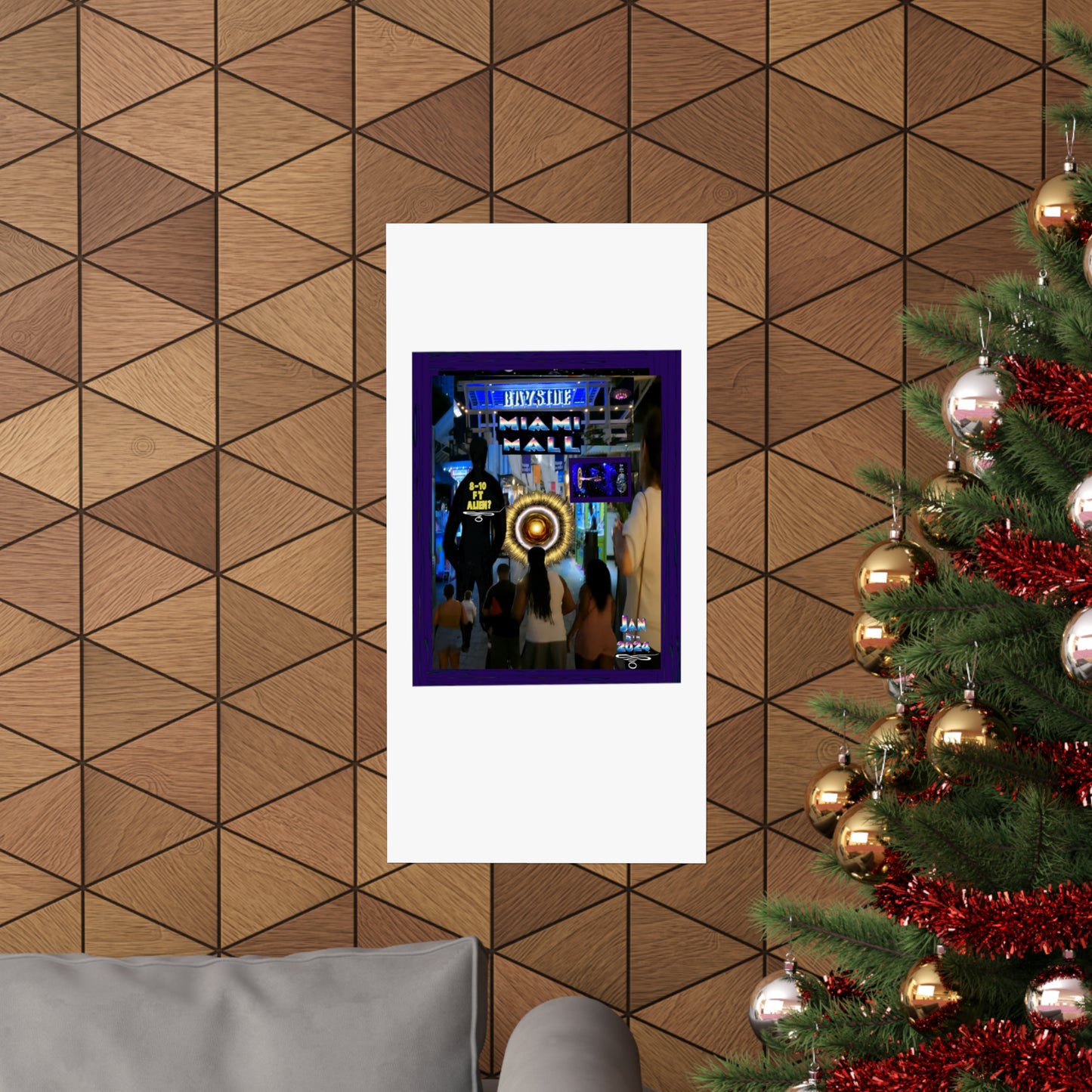 Copy of Miami Alien Mall 2 Matte Vertical Posters