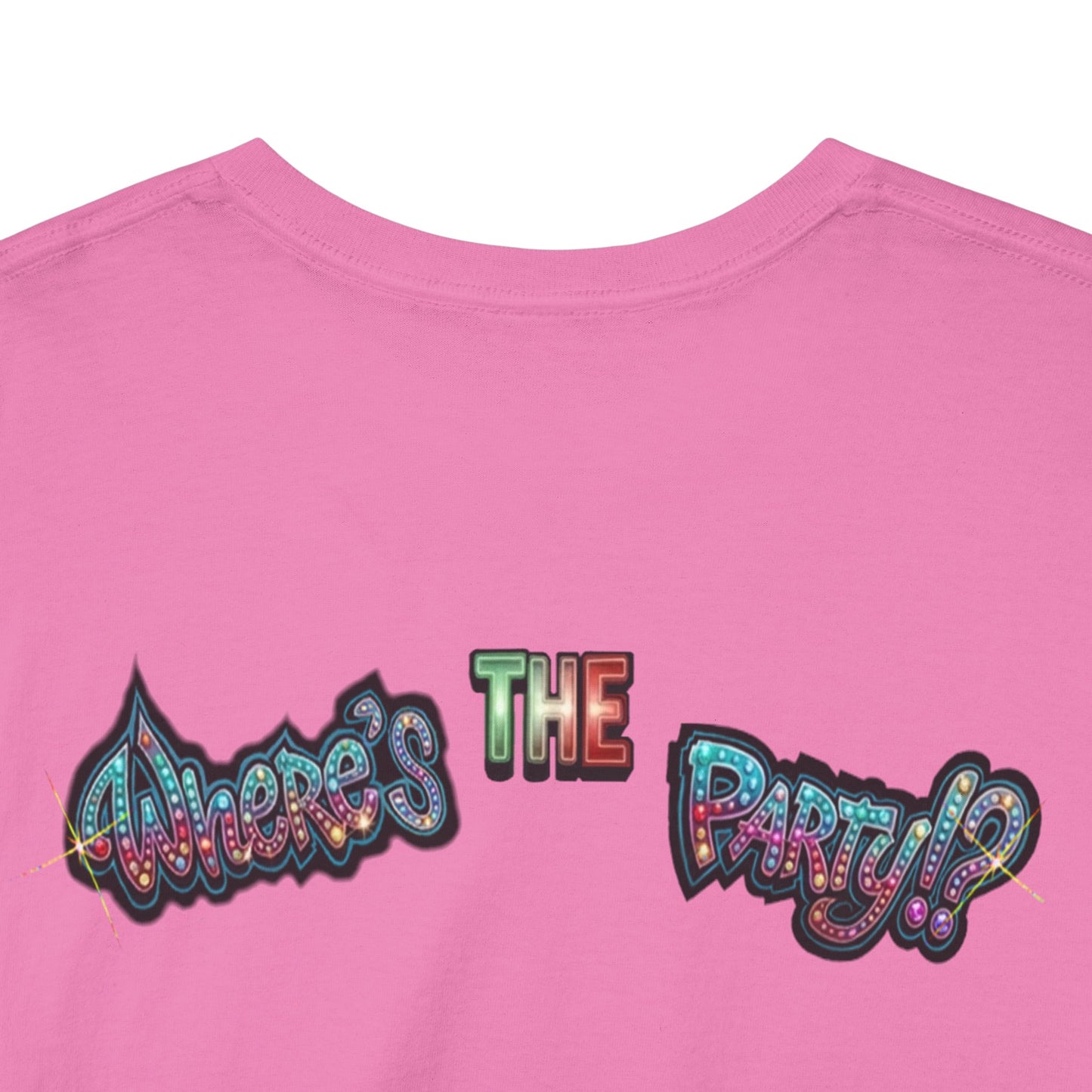 Where's The Party Italian Remix- Supreme Authority -Unisex Heavy Cotton Tee