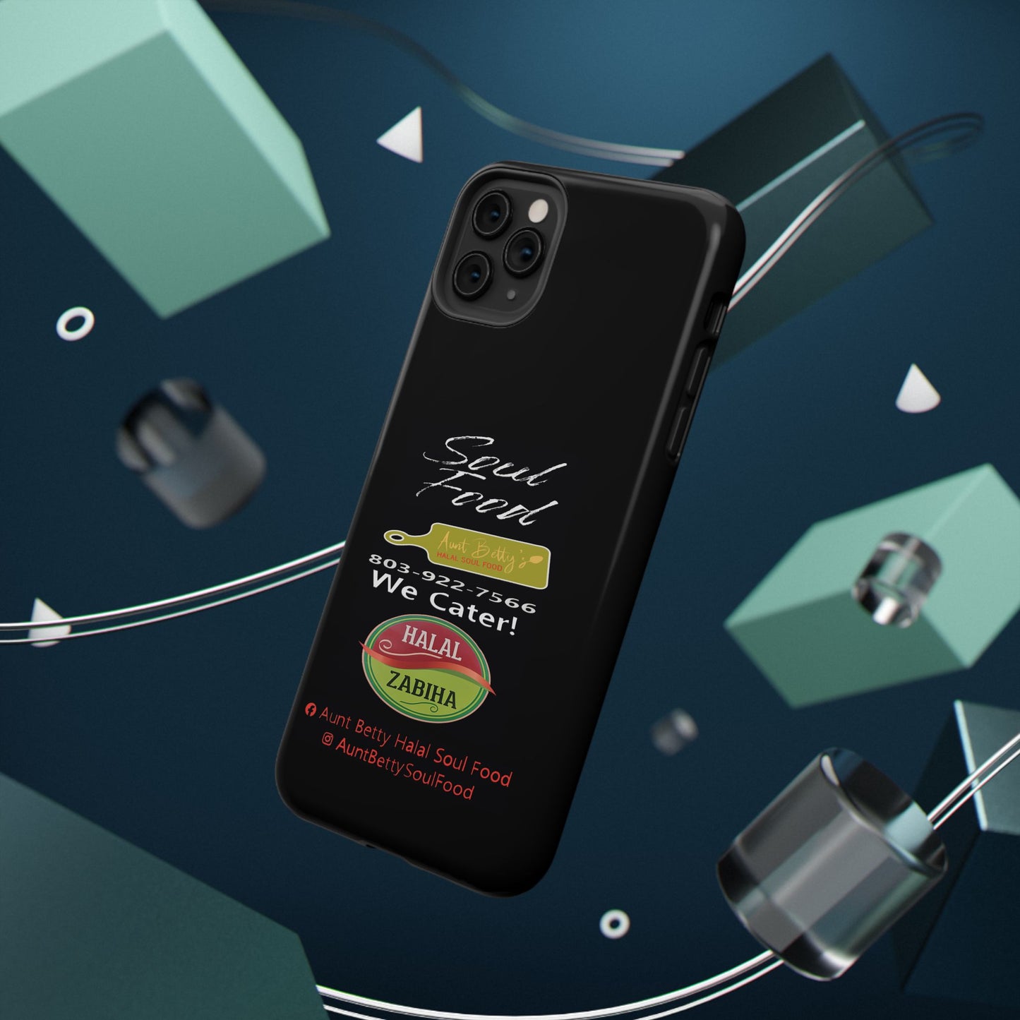 Aunt Betty's Soul Food - Custom - Iphones ONLY - Impact-Resistant Cases