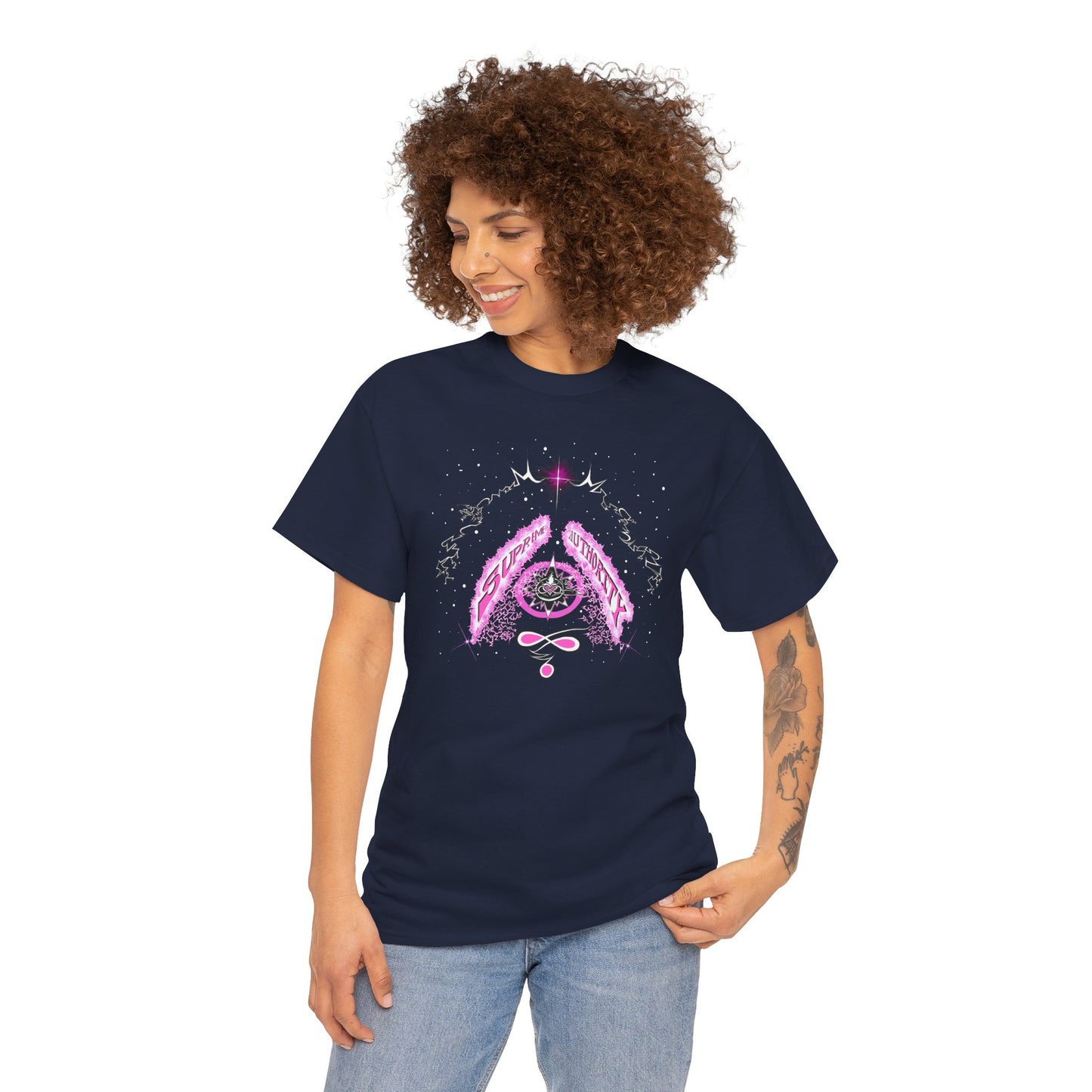 Copy of Supreme Authority pink! Unisex Heavy Cotton Tee