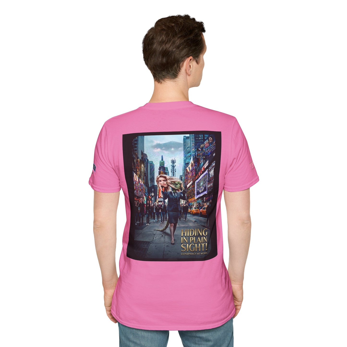 HIDING IN PLAIN SIGHT -Supreme Authority - Unisex Soft style T-Shirt
