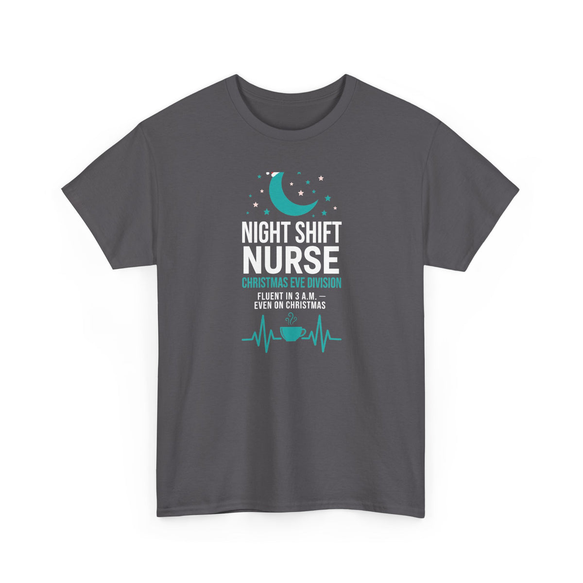 Night Shift Nurse Christmas T-Shirt - Christmas Eve Division - Funny Nurse Tee - Budget Edition