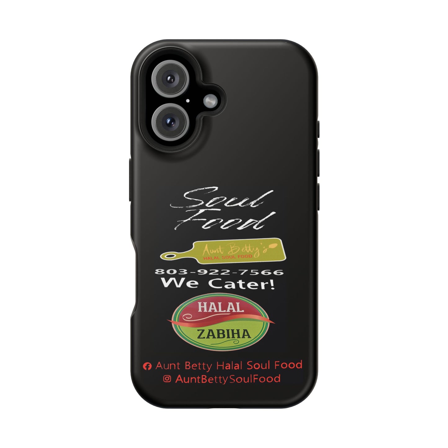 Aunt Betty's Soul Food - Custom - Iphones ONLY - Impact-Resistant Cases