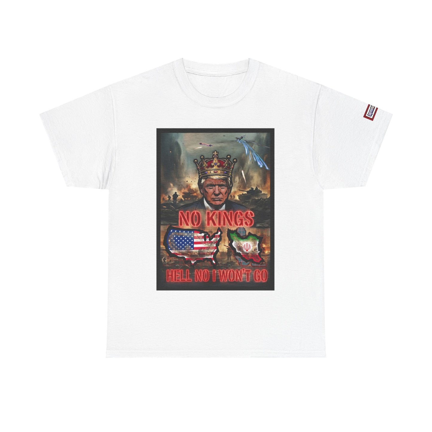 NO KINGS Banger Remix -Unisex Heavy Cotton Tee