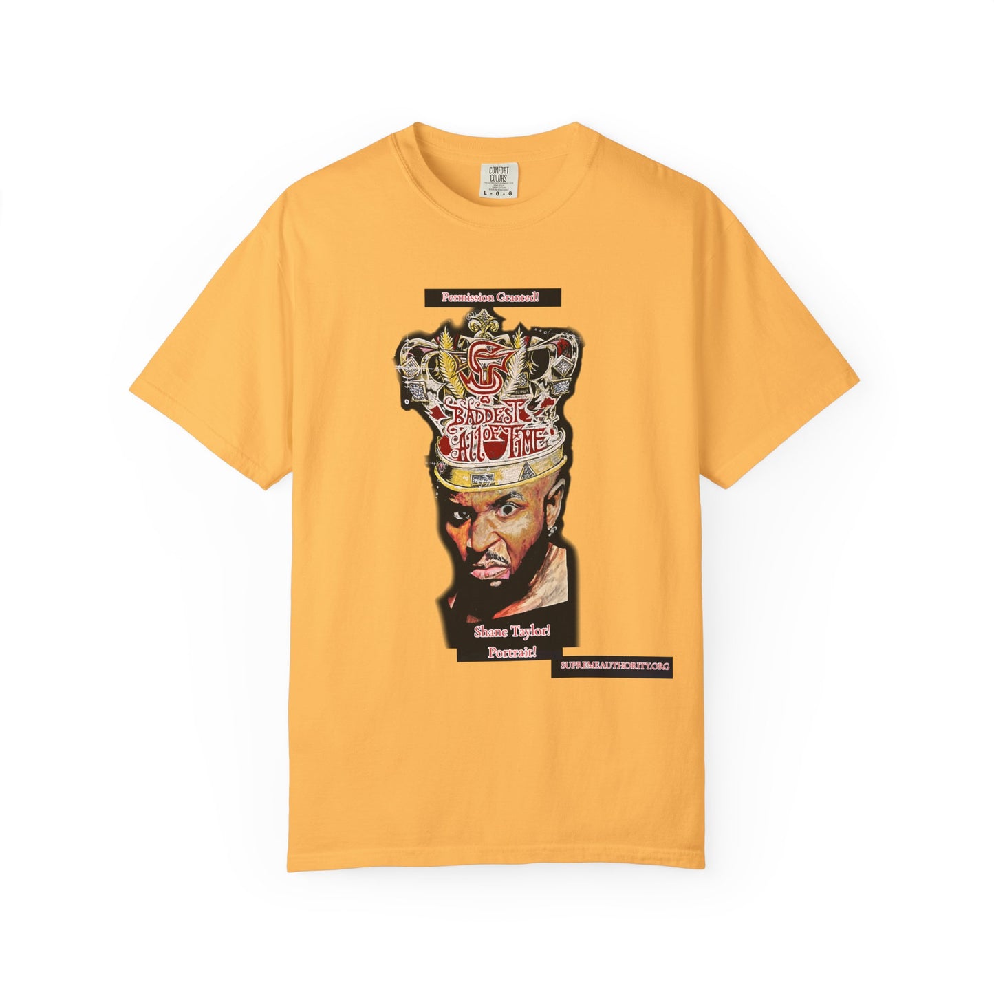 Permission Granted! Shane Taylor Portrait -Unisex Garment-Dyed T-shirt
