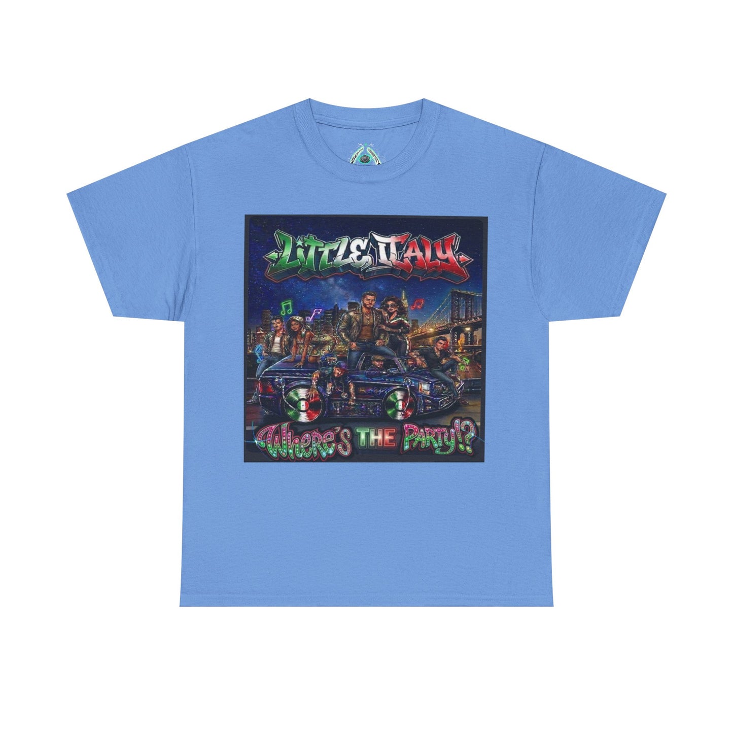 Where's The Party Italian Remix- Supreme Authority -Unisex Heavy Cotton Tee
