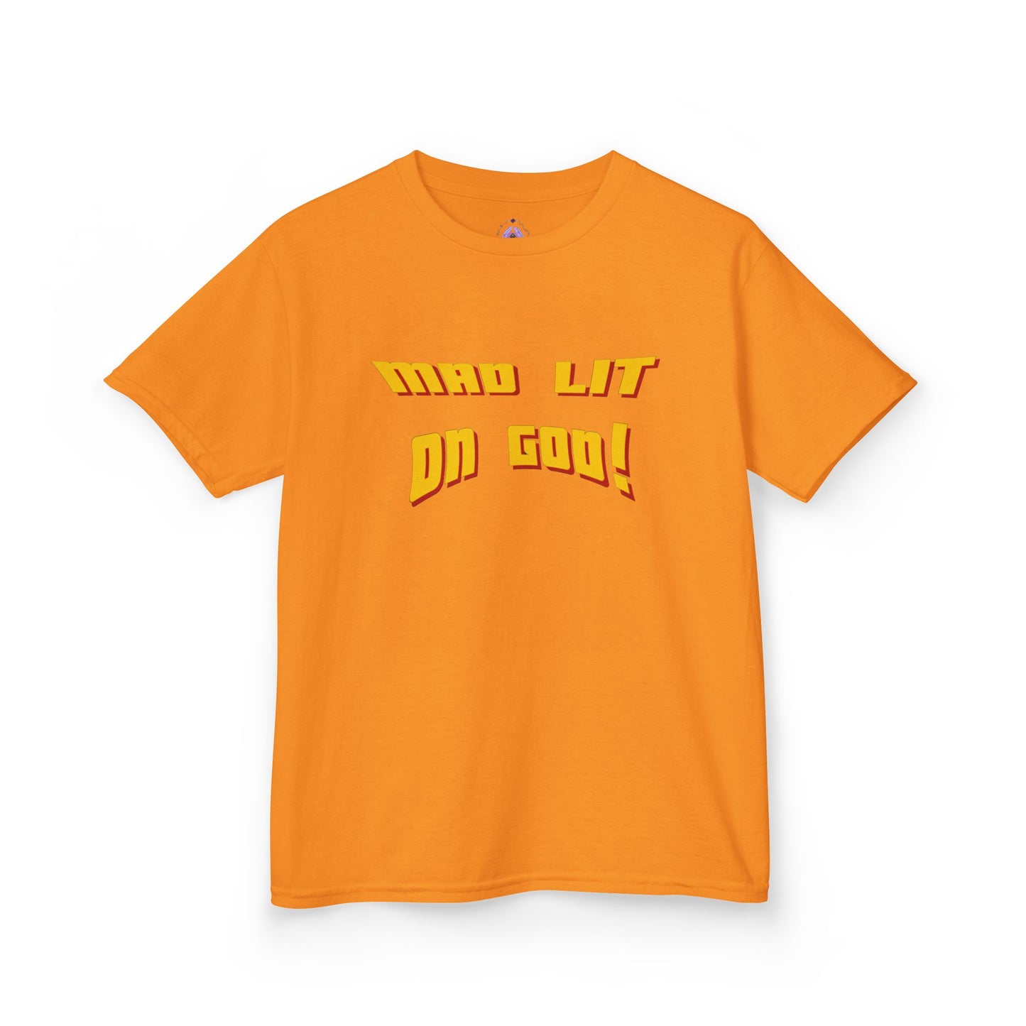 MAD LIT on GOD Supreme Authority brand -Kids Heavy Cotton™ Tee
