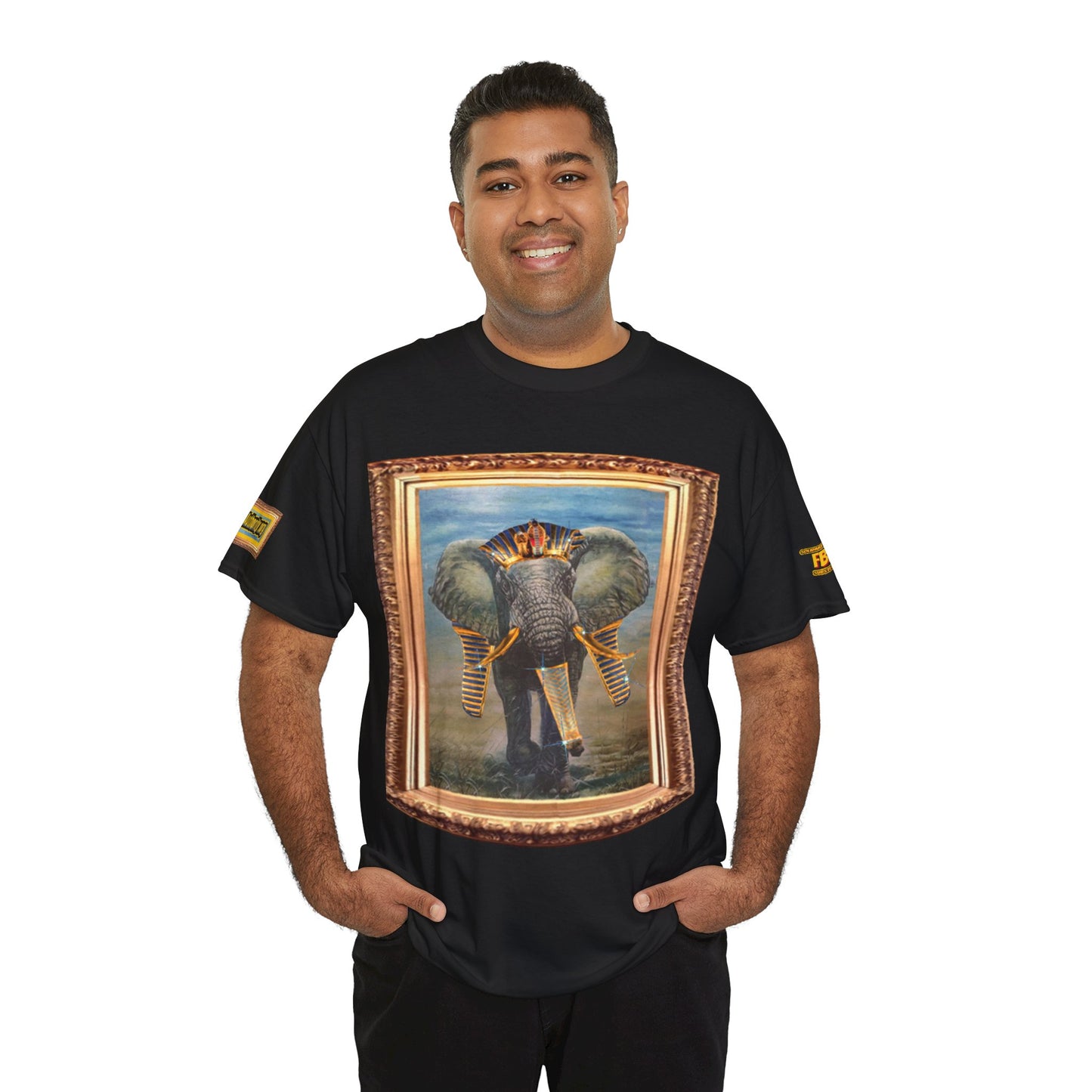 African elephant remix FBA 100 By Supreme Authority -Unisex Heavy Cotton Tee