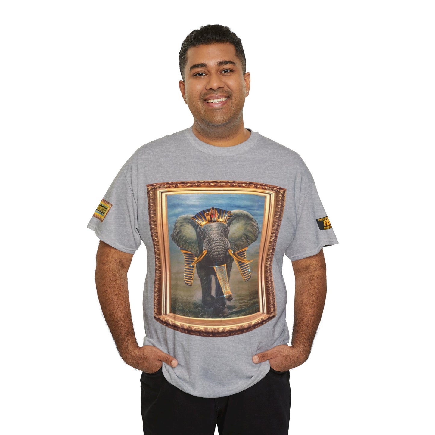 African elephant remix FBA 100 By Supreme Authority -Unisex Heavy Cotton Tee