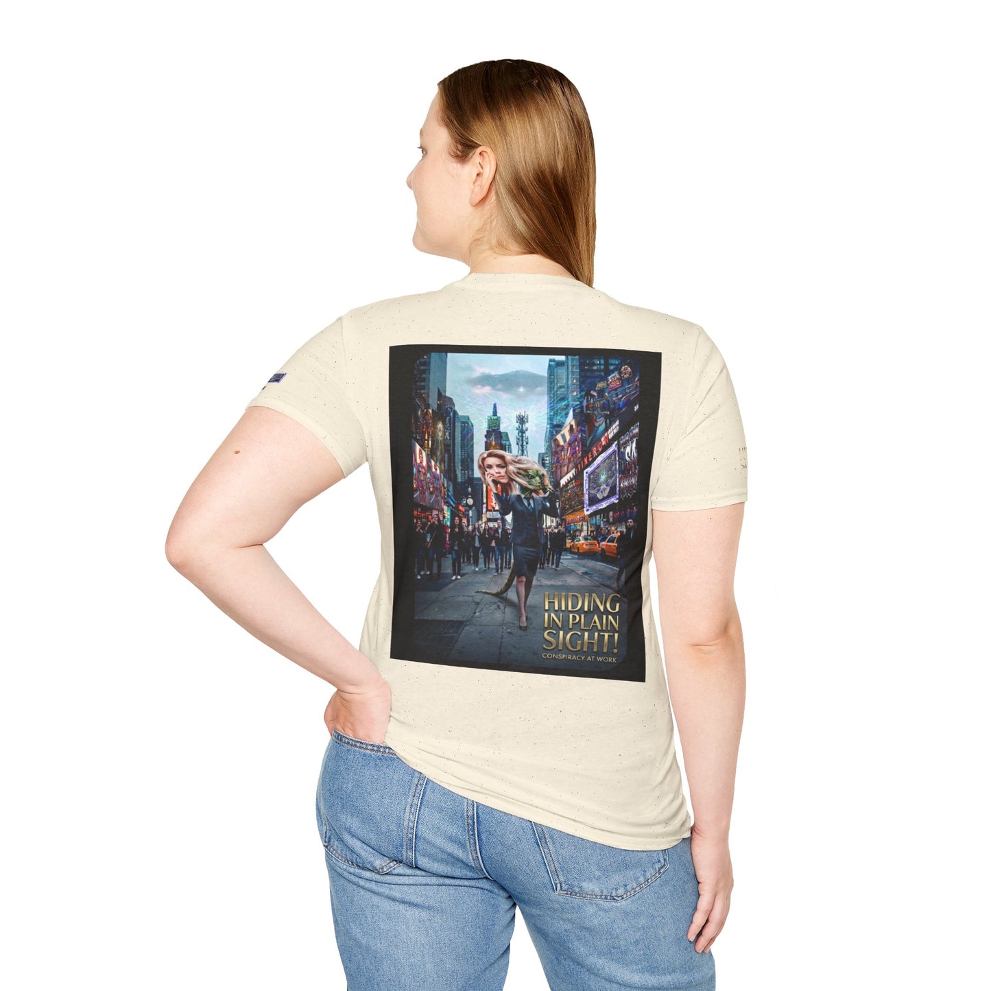 HIDING IN PLAIN SIGHT -Supreme Authority - Unisex Soft style T-Shirt