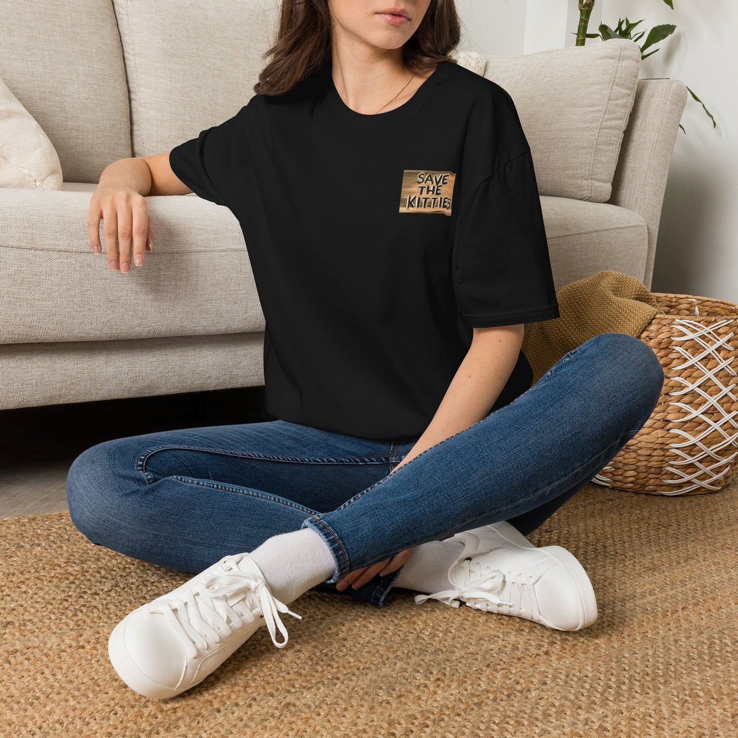 SAVE THE KITTIES - Cat Rescue Fund Raiser - Unisex Soft style T-Shirt