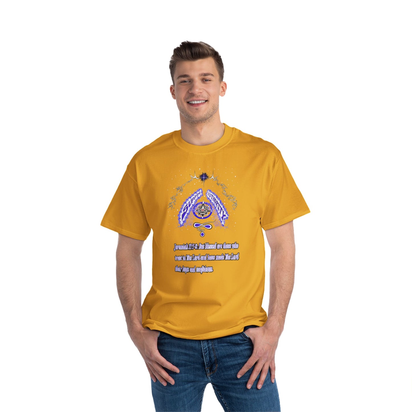 Supreme Authority -Jeremiah 17: 7-8 Beefy-T®  Short-Sleeve T-Shirt