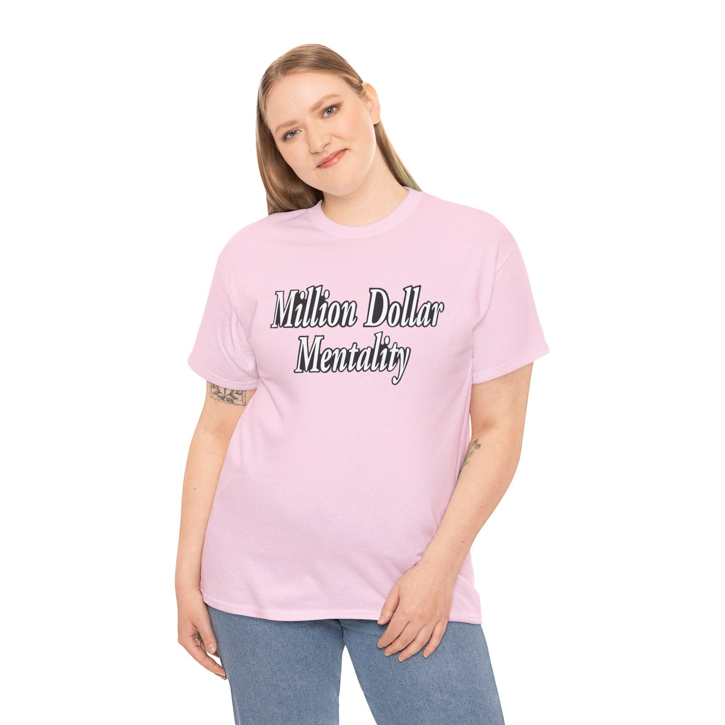 Million Dollar Mentality 1 Unisex Heavy Cotton Tee