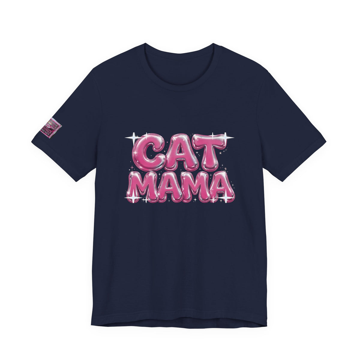 Cat Mama Graffiti T-Shirt - Pink Chrome, Back + Sleeve Edition