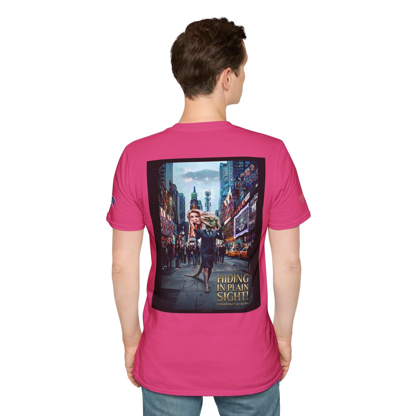 HIDING IN PLAIN SIGHT -Supreme Authority - Unisex Soft style T-Shirt