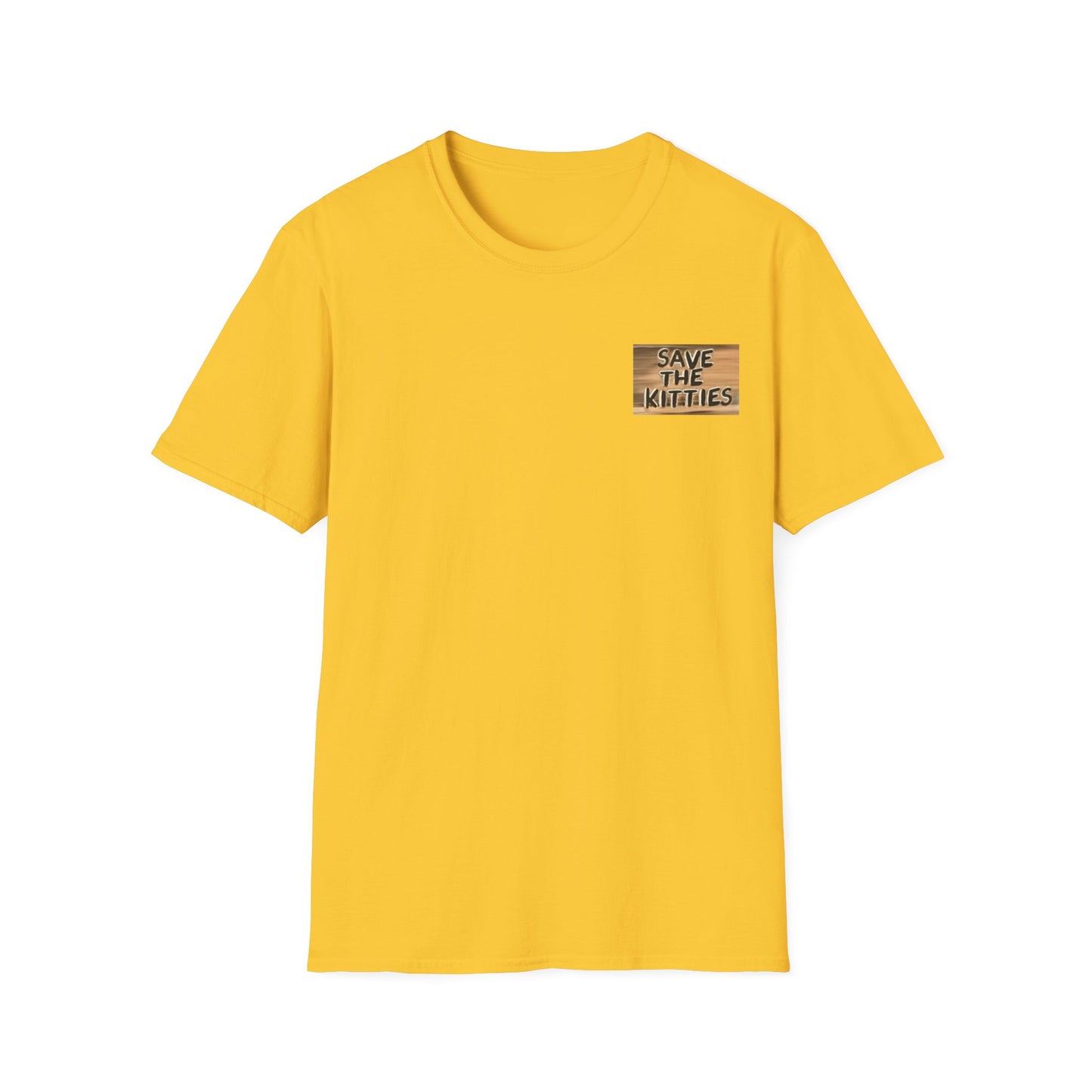 SAVE THE KITTIES - Cat Rescue Fund Raiser - Unisex Soft style T-Shirt