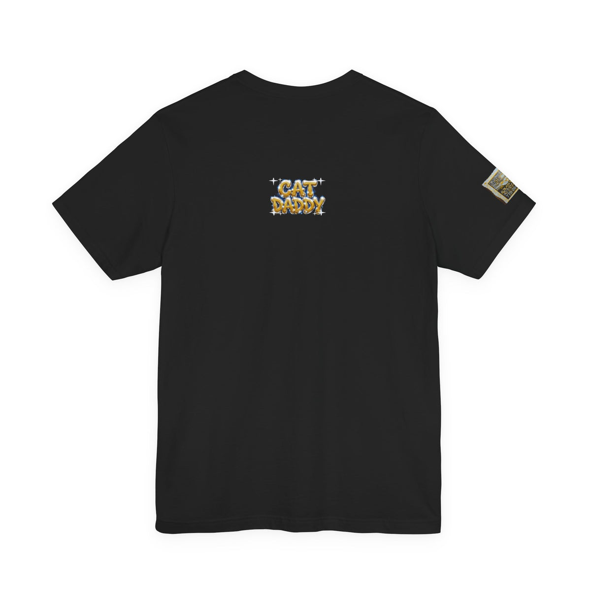 Cat Daddy Graffiti T-Shirt - Yellow Airbrush, Back + Sleeve Edition