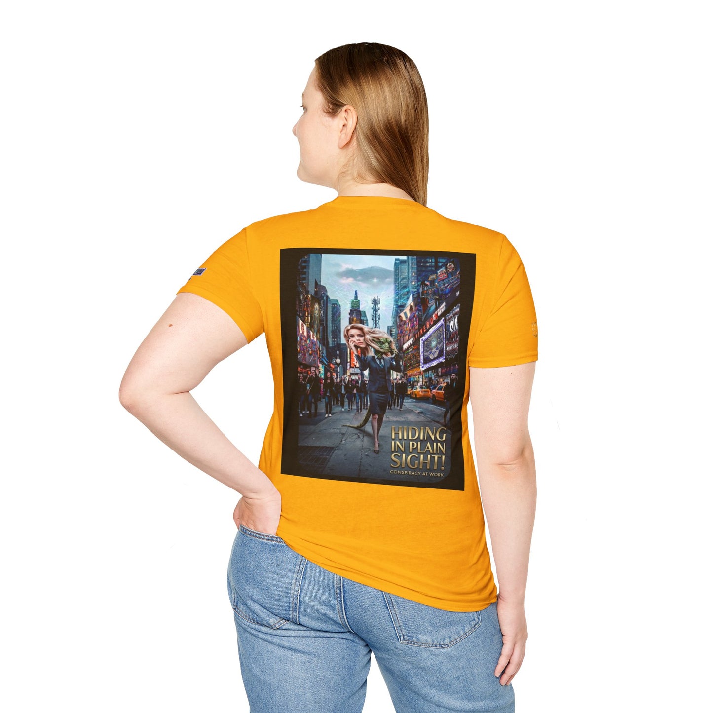 HIDING IN PLAIN SIGHT -Supreme Authority - Unisex Soft style T-Shirt