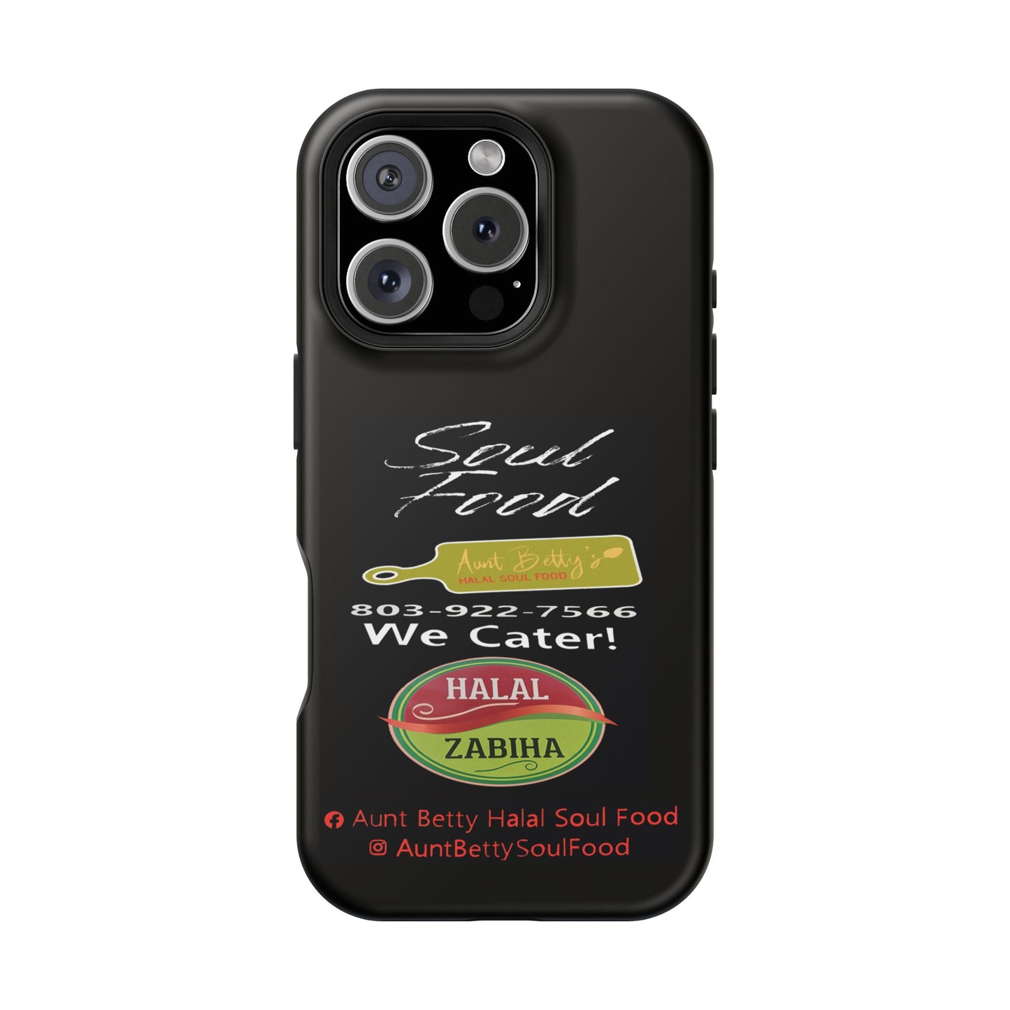Aunt Betty's Soul Food - Custom - Iphones ONLY - Impact-Resistant Cases