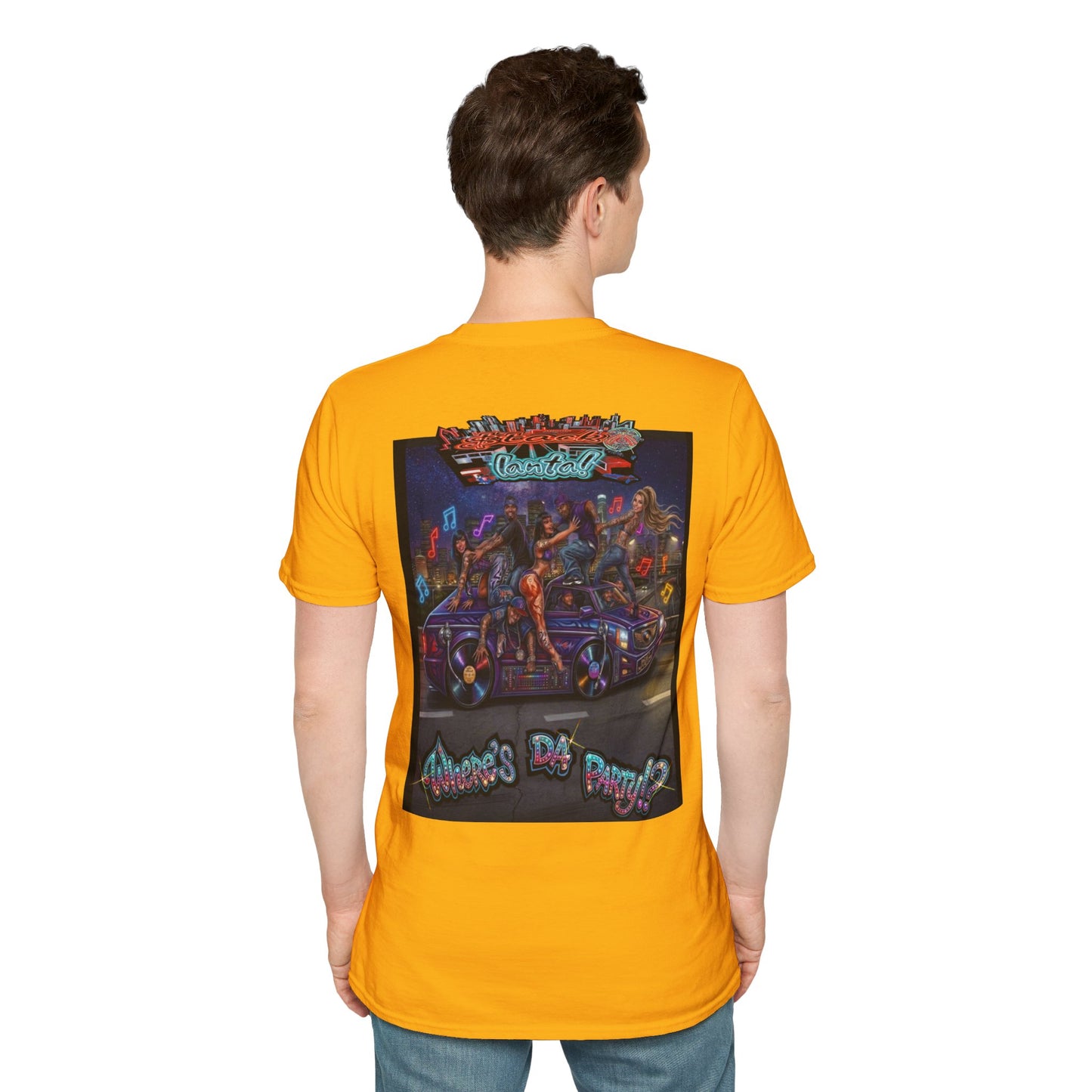 Where's The Party  FBA Version - Supreme Authority - Unisex Soft style T-Shirt