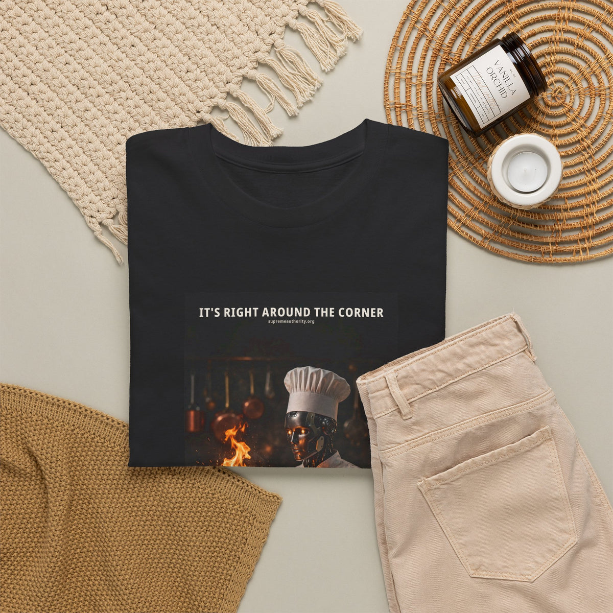 It's Right Around The Corner — Chef Robot Tee (Budget Edition)