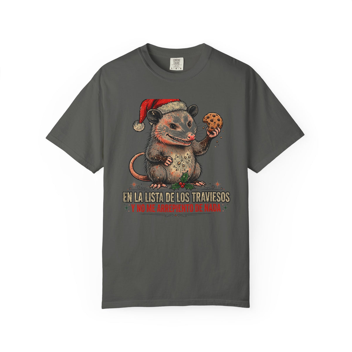 En la Lista de los Traviesos - Zarigueya de Navidad - Camiseta en Espanol