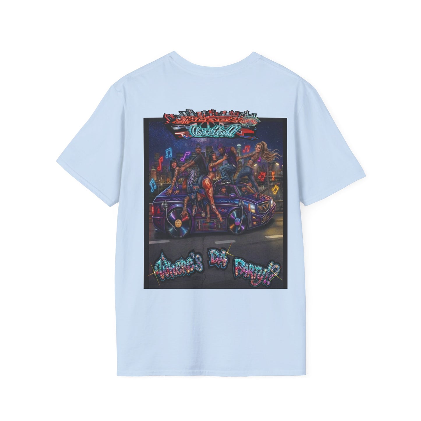 Where's The Party  FBA Version - Supreme Authority - Unisex Soft style T-Shirt