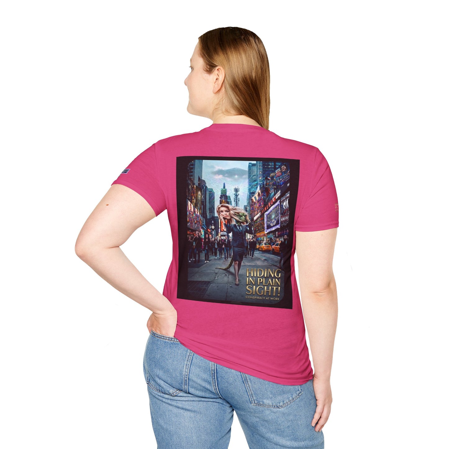 HIDING IN PLAIN SIGHT -Supreme Authority - Unisex Soft style T-Shirt
