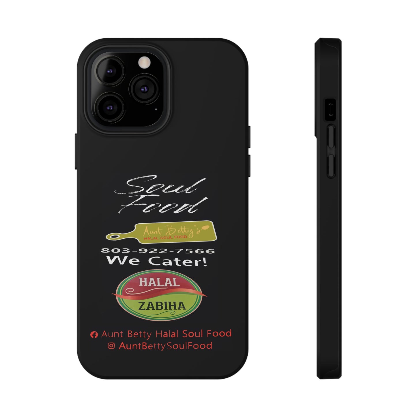Aunt Betty's Soul Food - Custom - Iphones ONLY - Impact-Resistant Cases