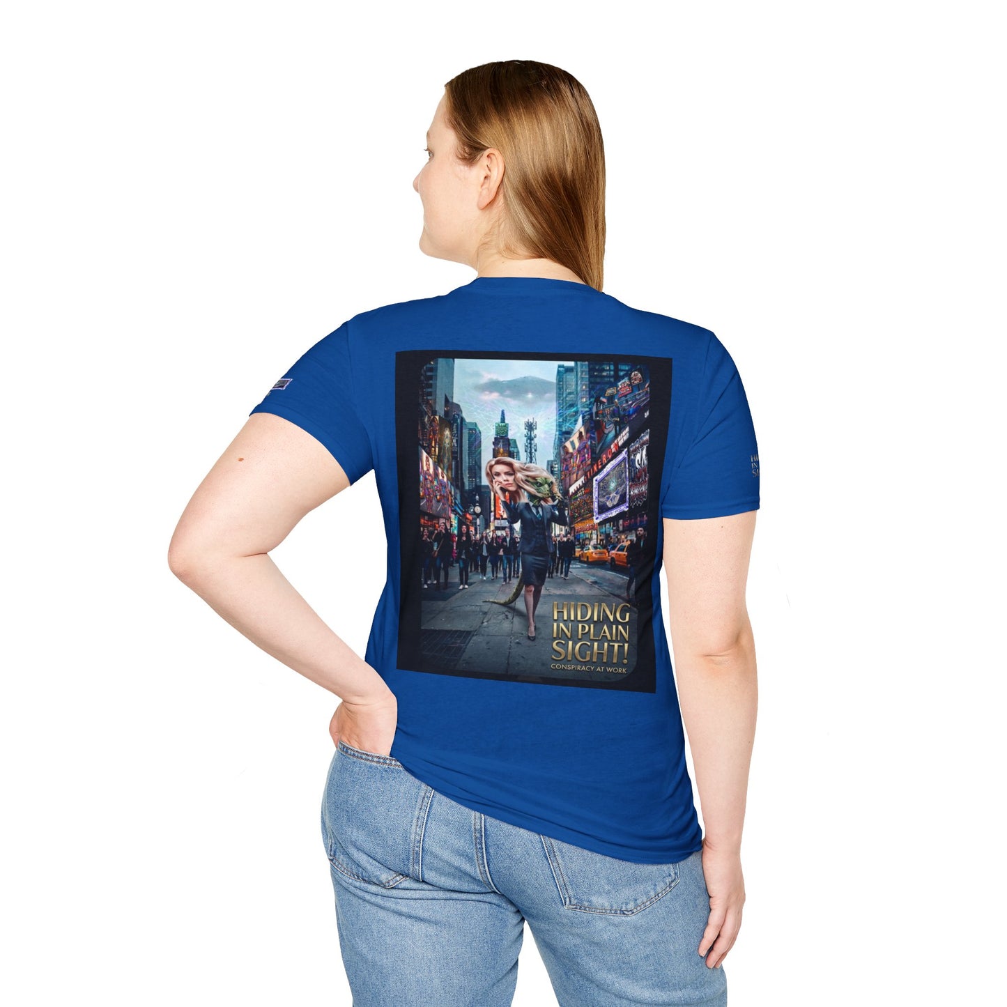 HIDING IN PLAIN SIGHT -Supreme Authority - Unisex Soft style T-Shirt