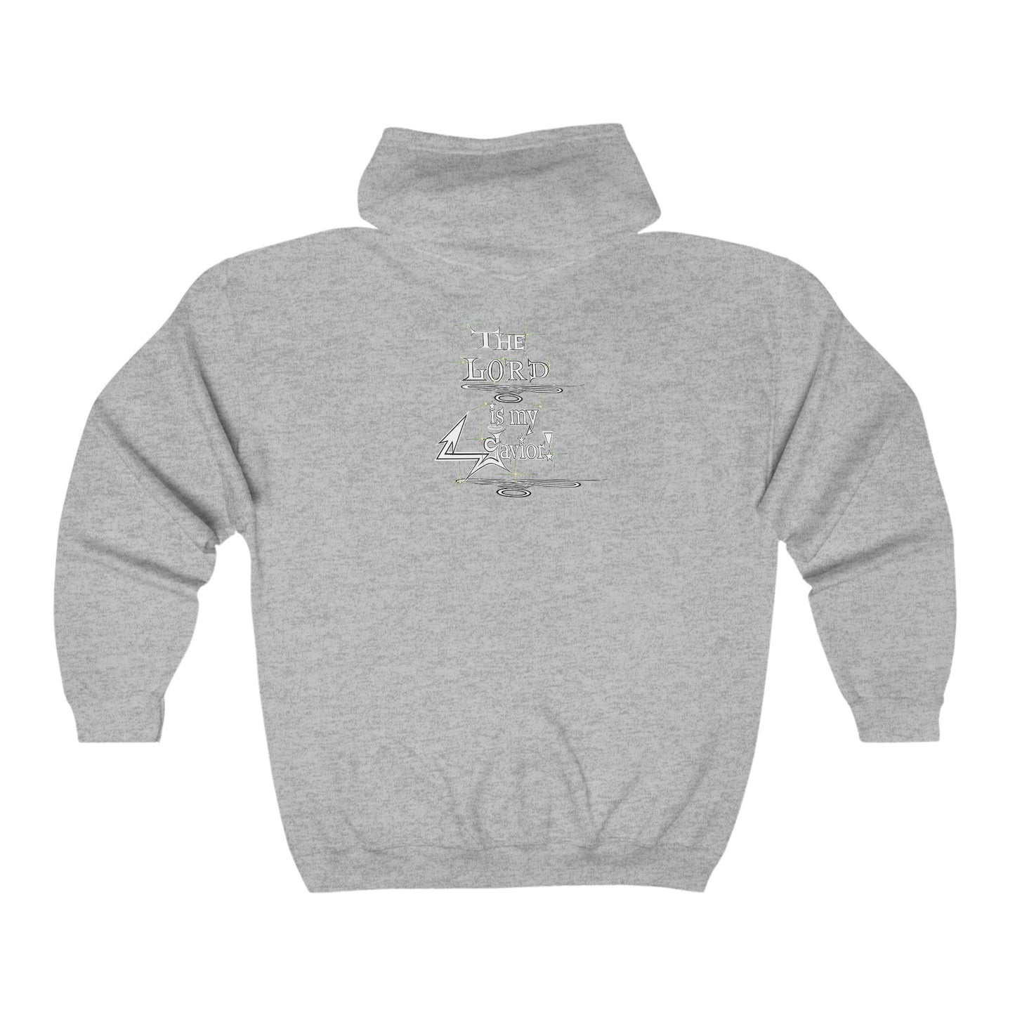 Copy of Supreme Authority The Lord Is My Savior -Unisex Heavy Blend™ Full Zip Hooded Sweatshirt