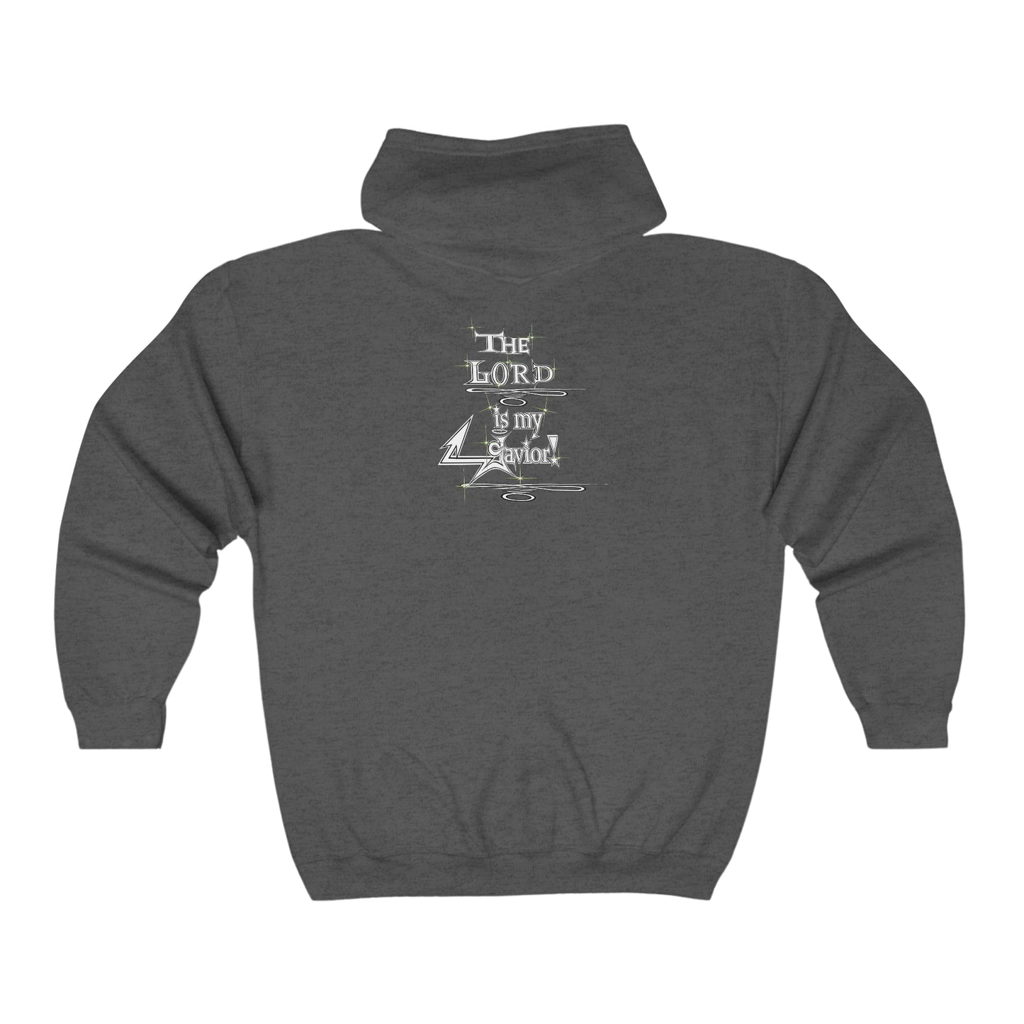 Copy of Supreme Authority The Lord Is My Savior -Unisex Heavy Blend™ Full Zip Hooded Sweatshirt