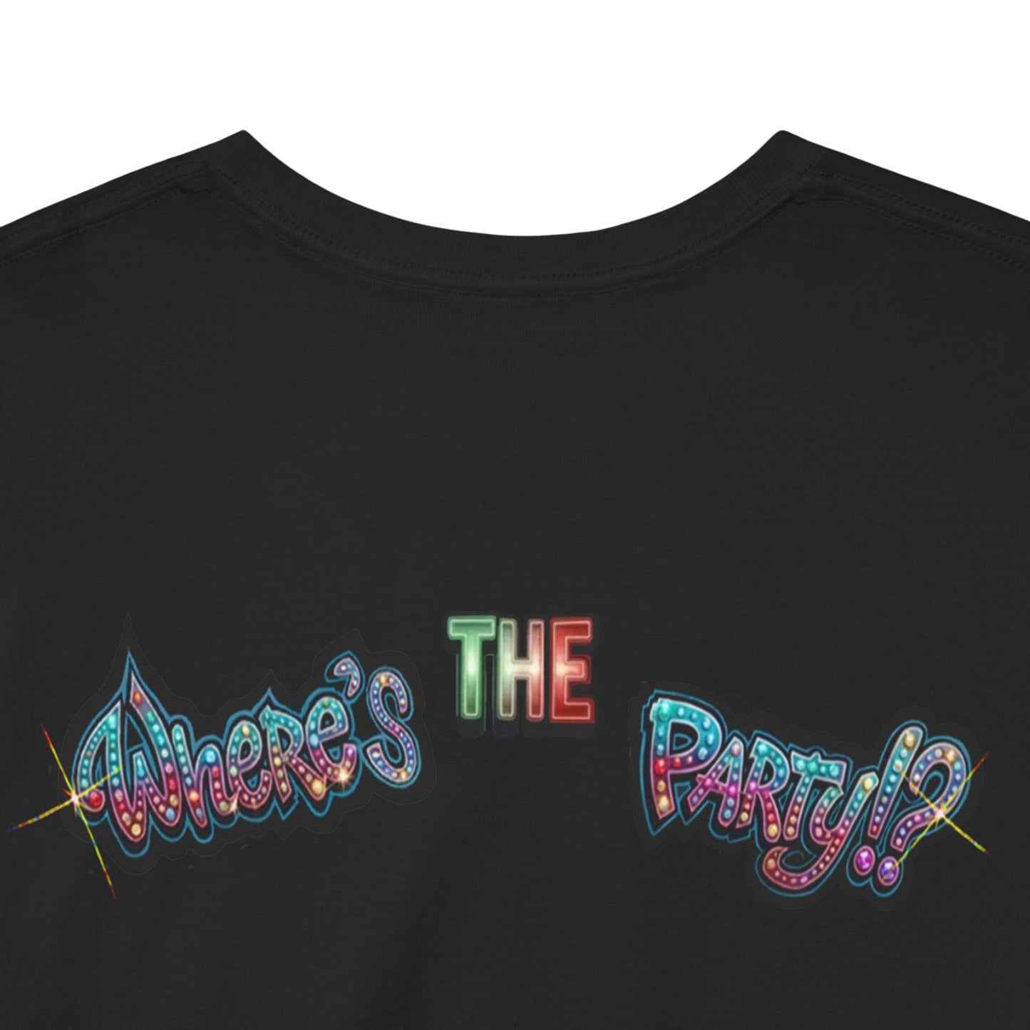 Where's The Party Italian Remix- Supreme Authority -Unisex Heavy Cotton Tee