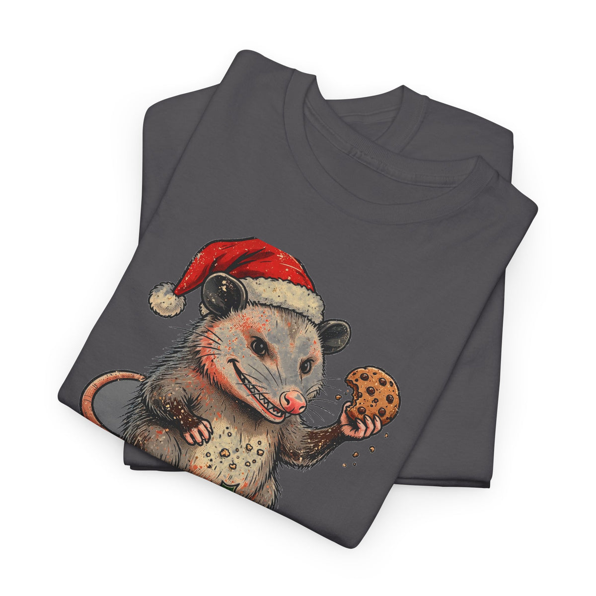 En la Lista de los Traviesos - Zarigueya de Navidad - Camiseta en Espanol - Edicion Economica