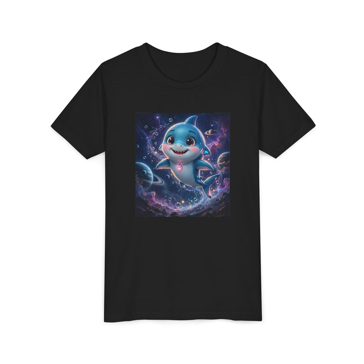 Finn — Shark Buddy — Kids Tee