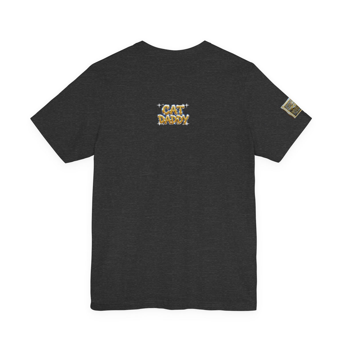 Cat Daddy Graffiti T-Shirt - Yellow Airbrush, Back + Sleeve Edition