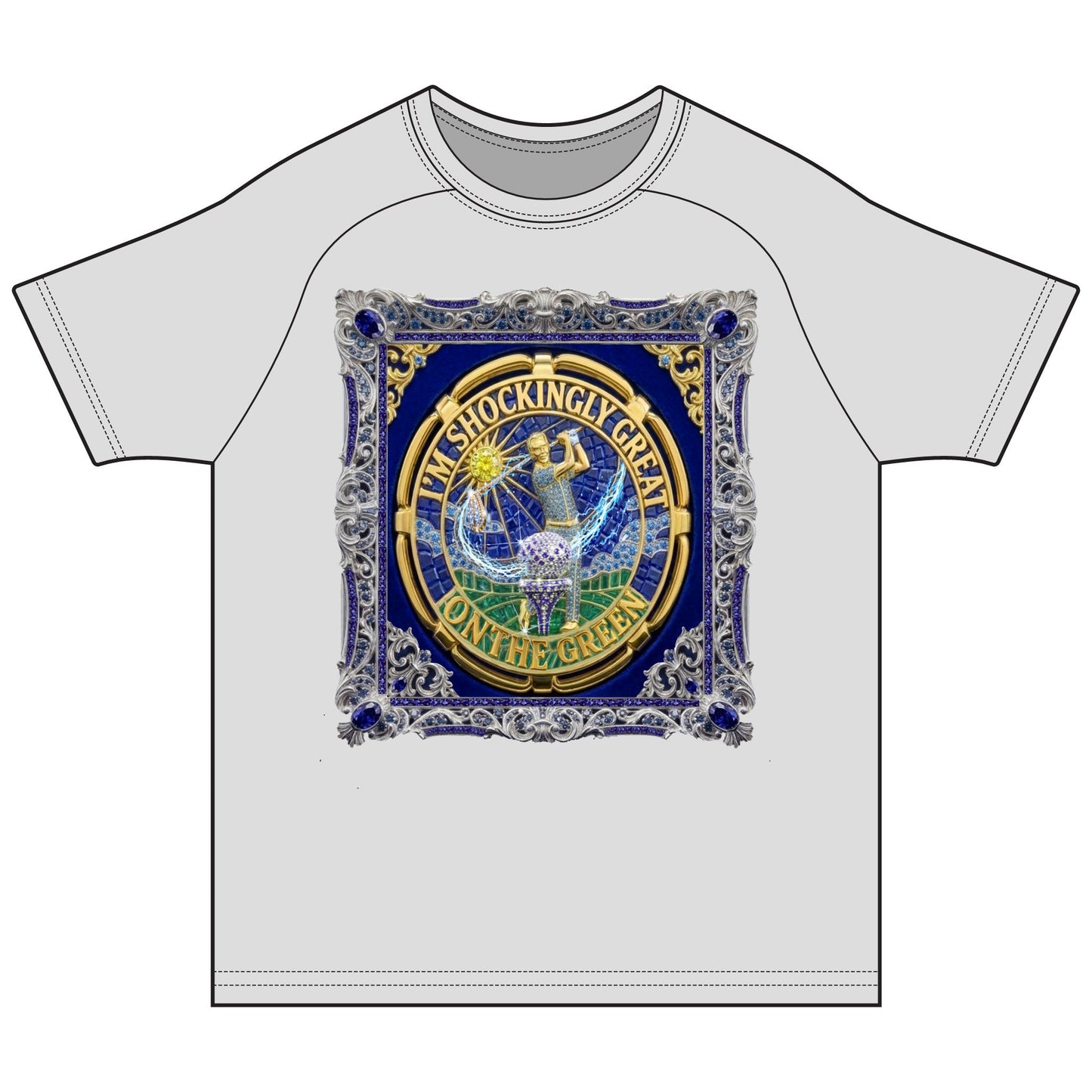 Golfing- Rash guard Tee