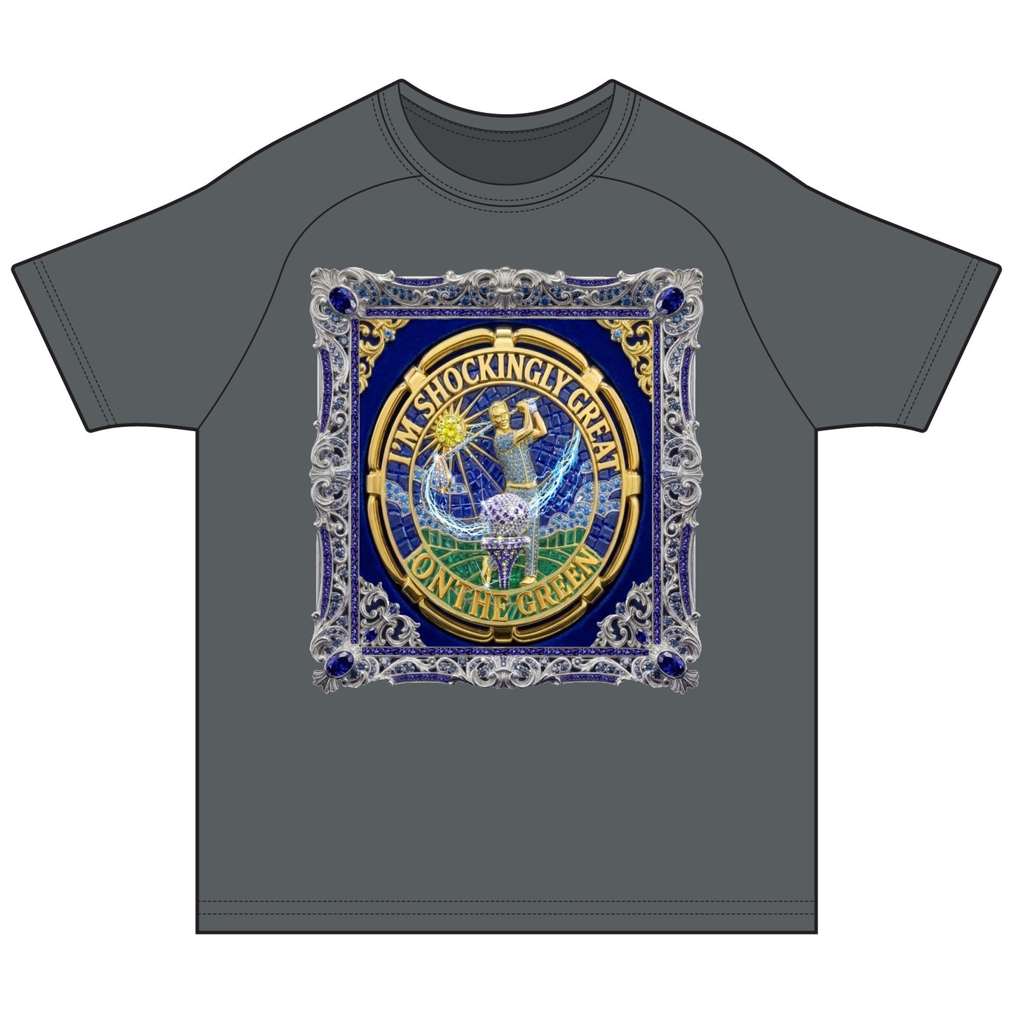 Golfing- Rash guard Tee