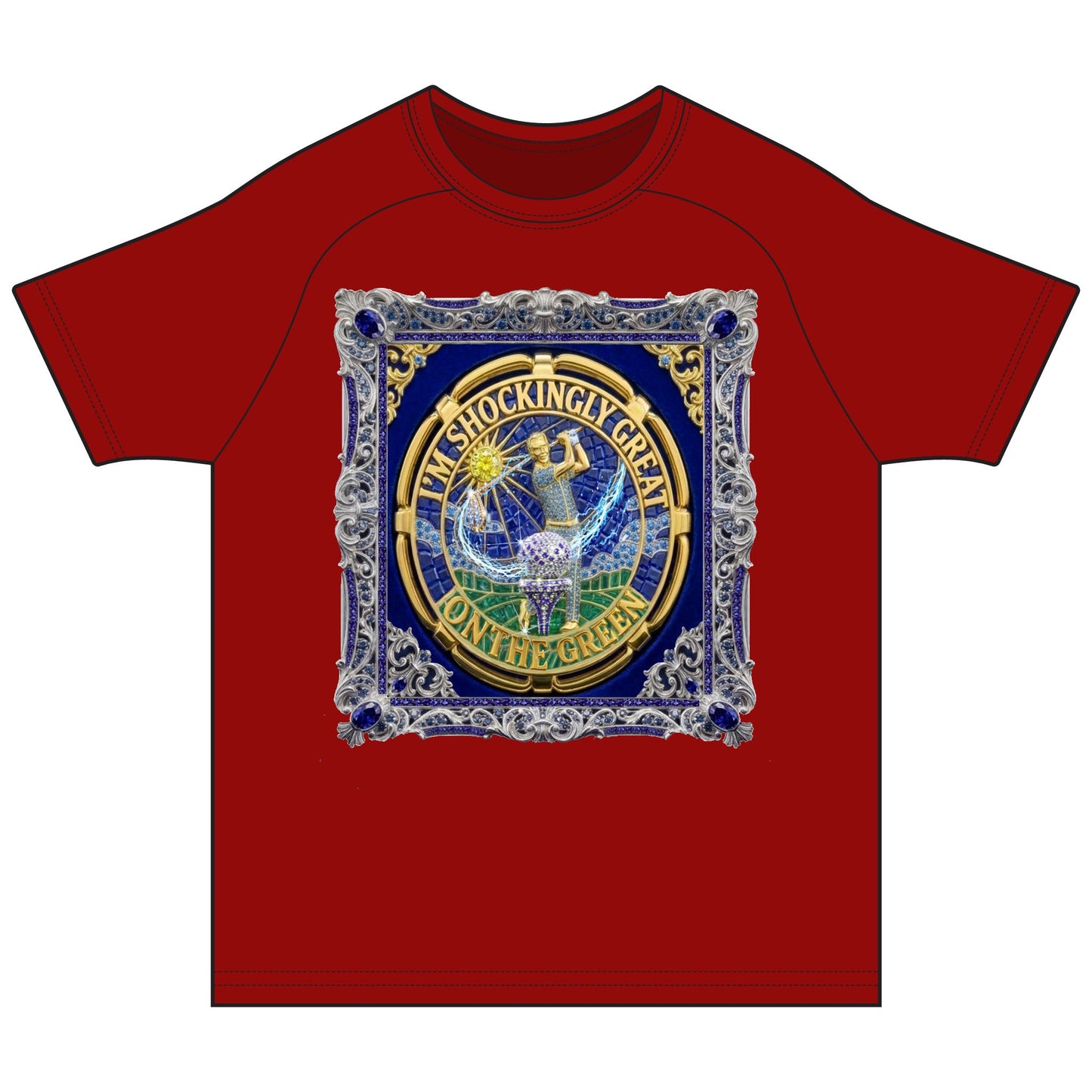 Golfing- Rash guard Tee